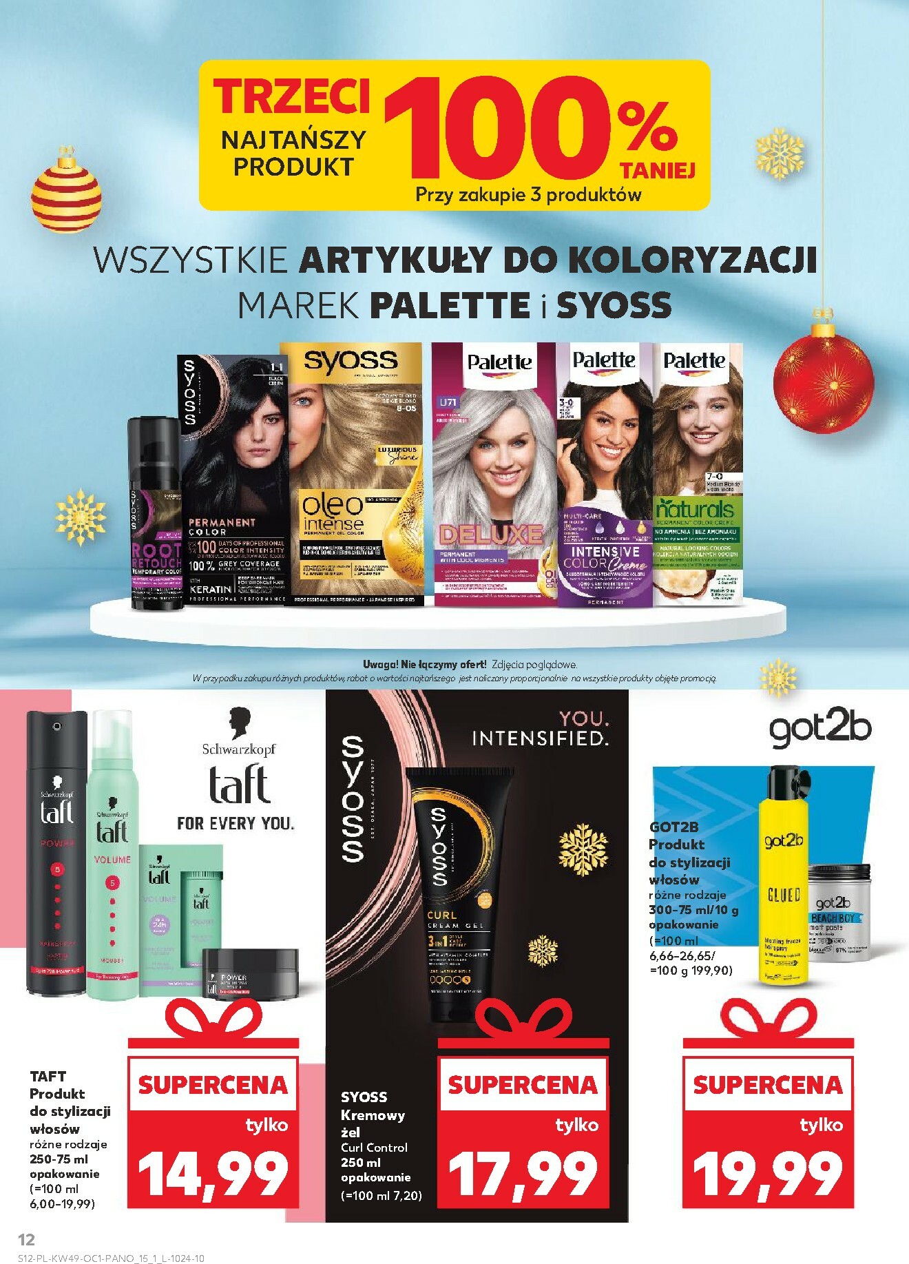 kaufland - Gazetka Kaufland - Drogerka - ważna od 04.12. do 23.12. - page: 12