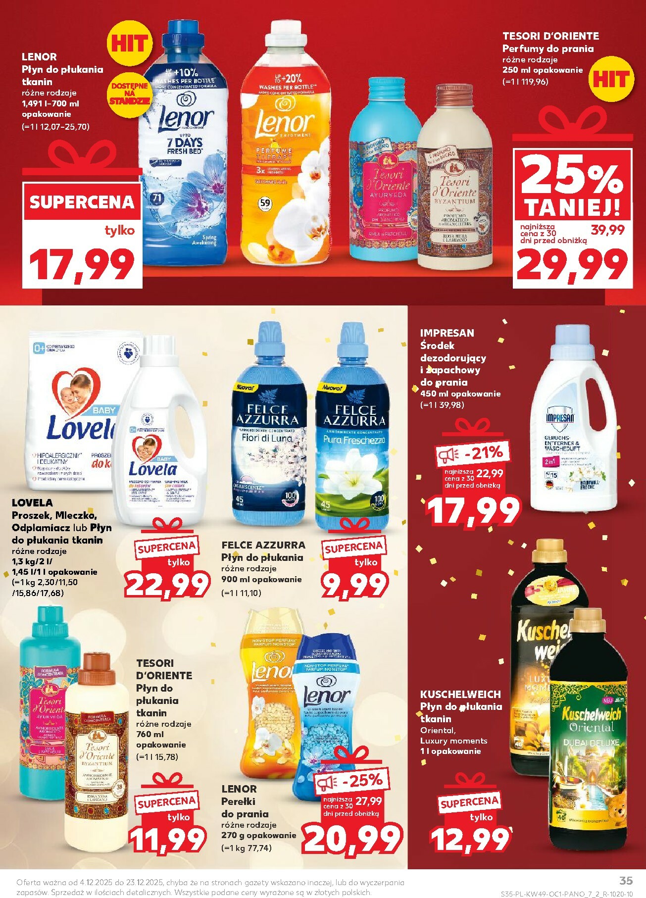 kaufland - Gazetka Kaufland - Drogerka - ważna od 04.12. do 23.12. - page: 35