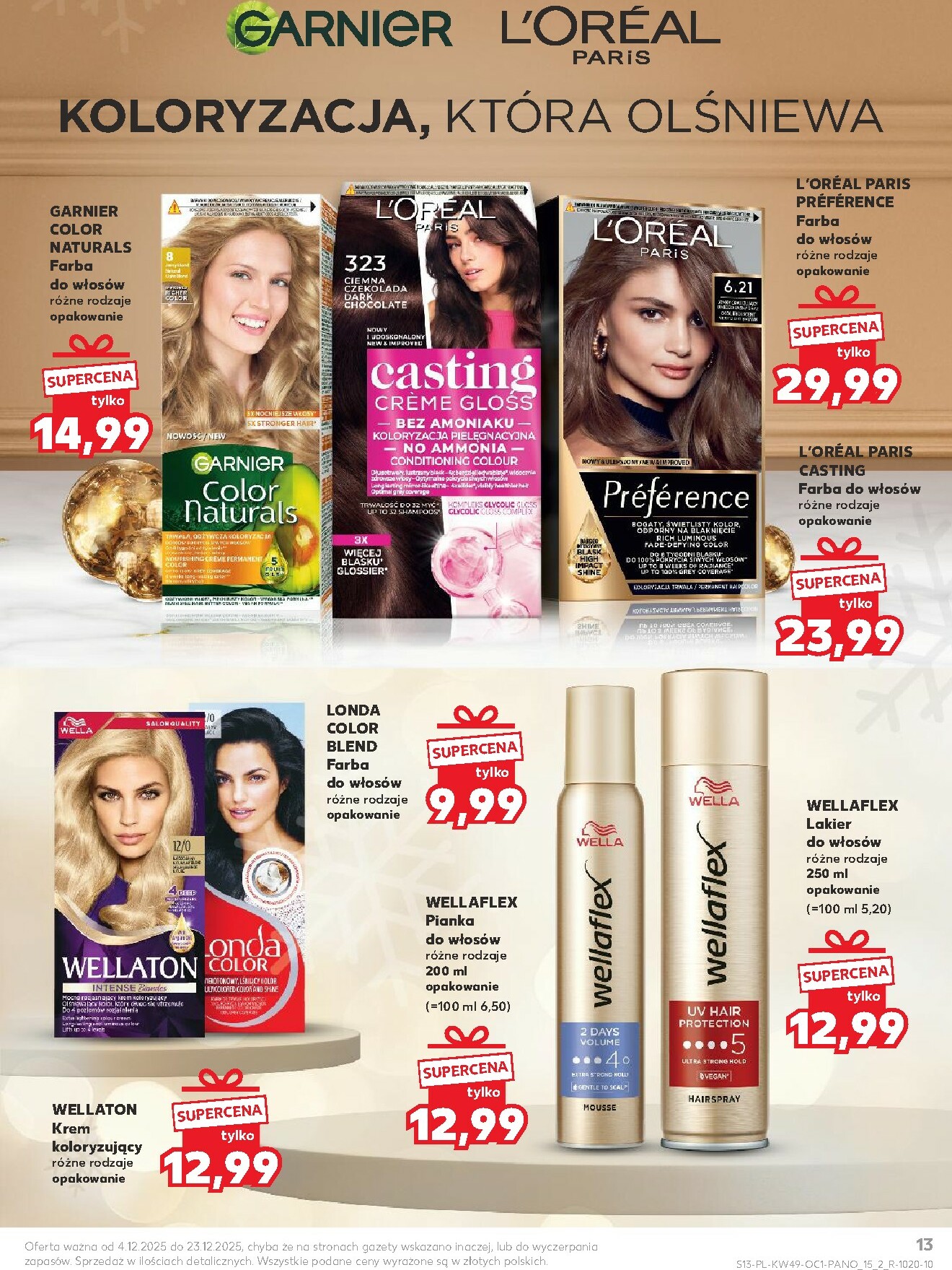 kaufland - Gazetka Kaufland - Drogerka - ważna od 04.12. do 23.12. - page: 13