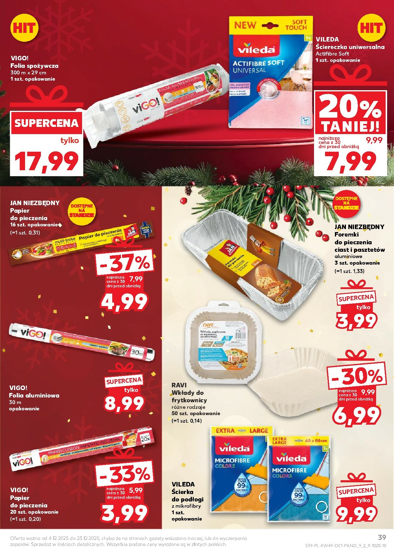 kaufland - Gazetka Kaufland - Drogerka - ważna od 04.12. do 23.12. - page: 39