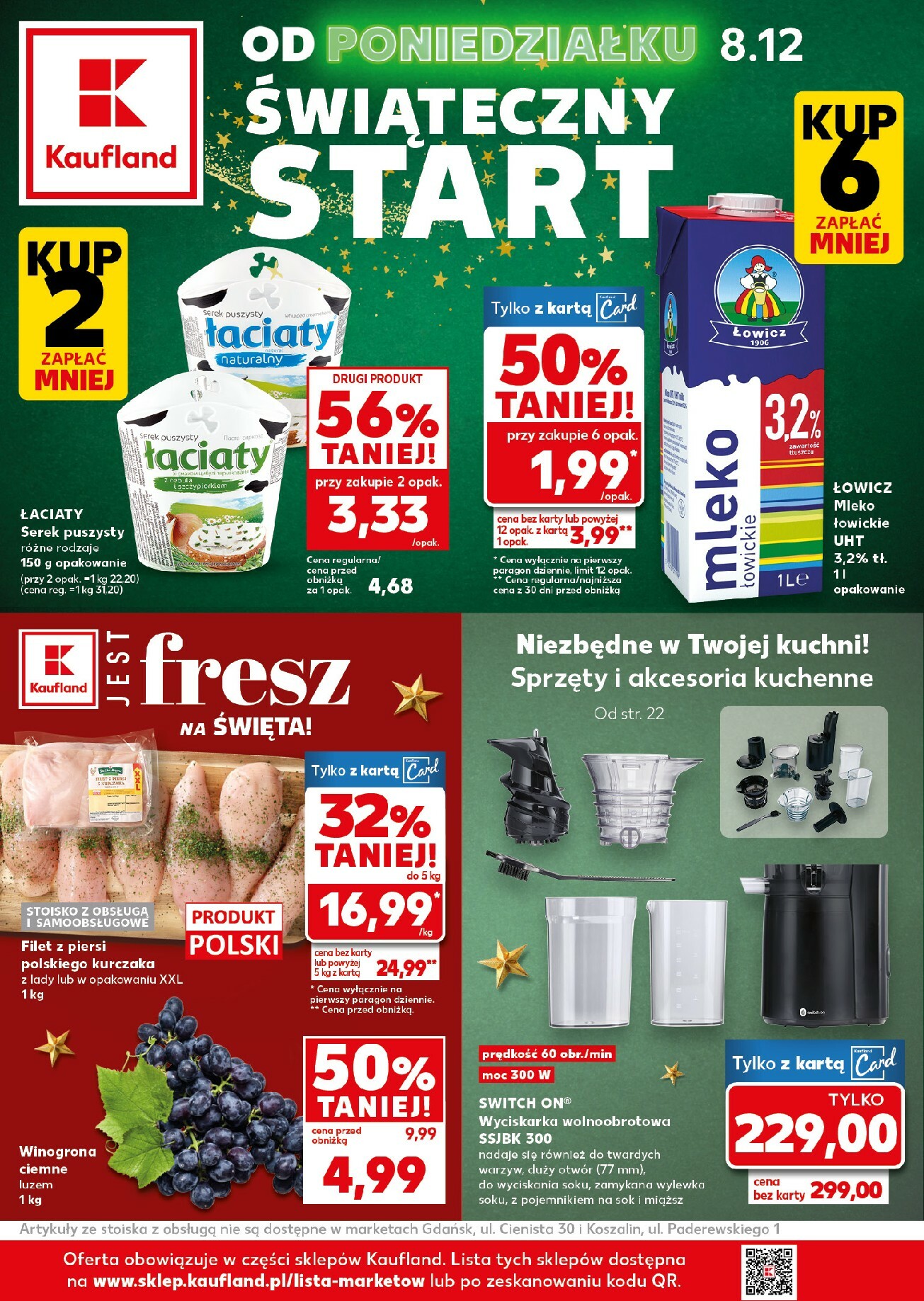 kaufland - Gazetka Kaufland - Mocny Start - ważna od 08.12. do 09.12. - page: 1