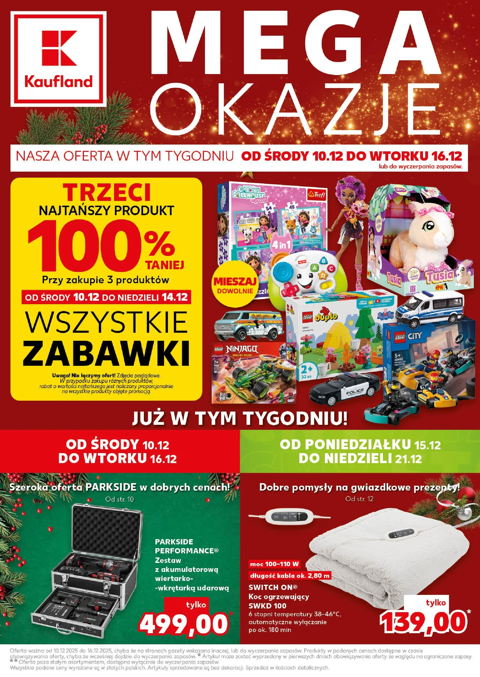kaufland - Gazetka Kaufland -Mega okazje - ważna od 10.12. do 16.12. - page: 1