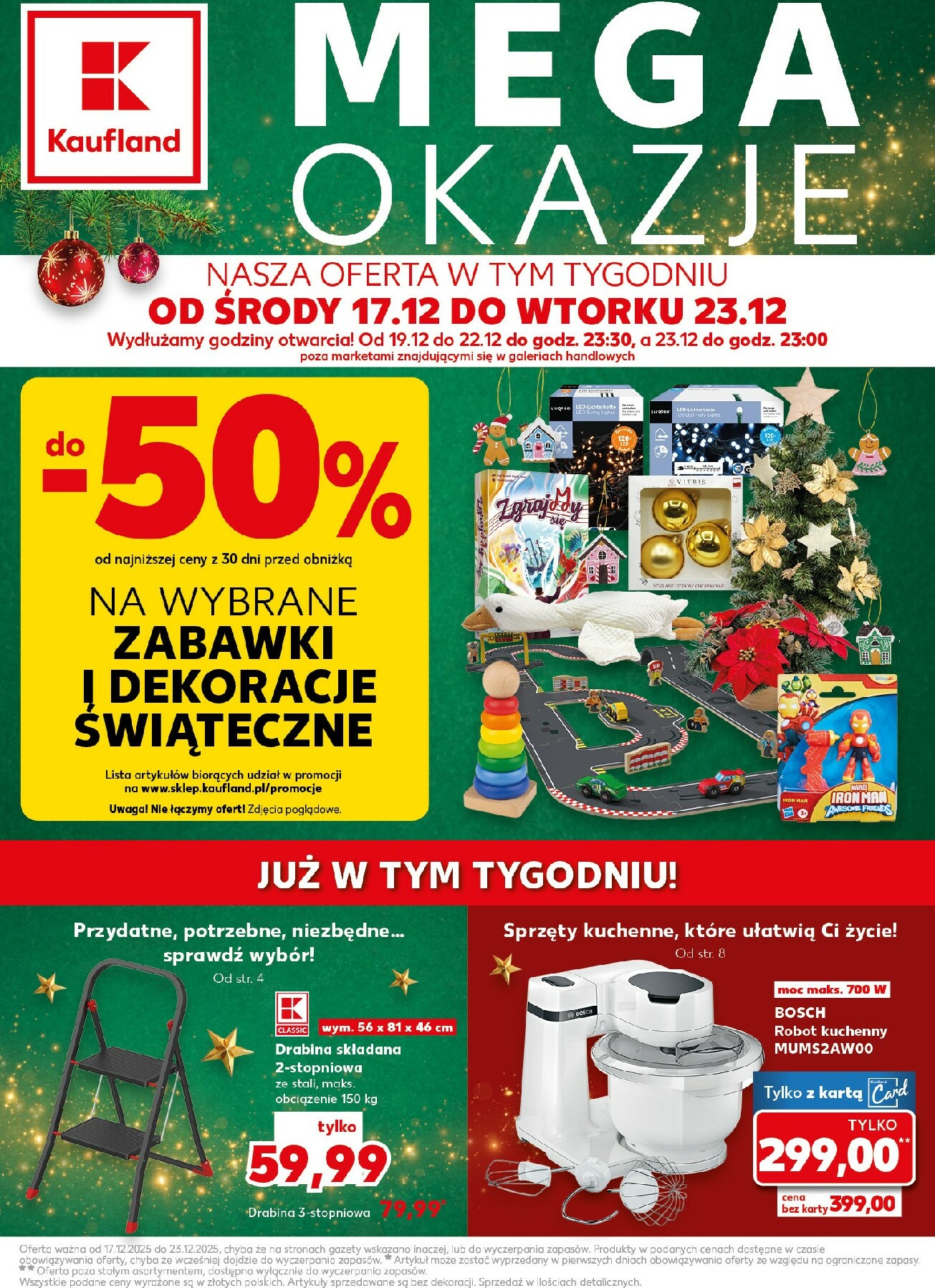 kaufland - Gazetka Kaufland - Mega Okazje - ważna od 17.12. do 23.12.