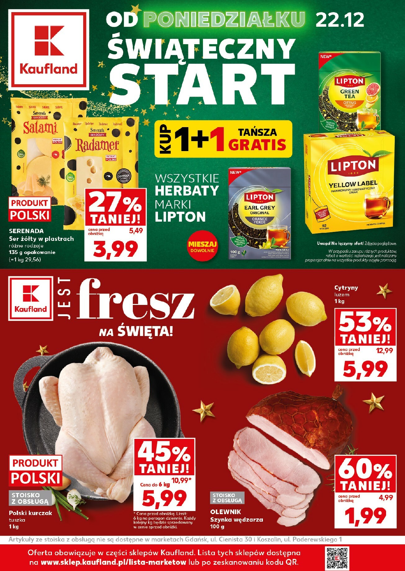 kaufland - Gazetka Kaufland - Mocny Start - ważna od 22.12. do 23.12.