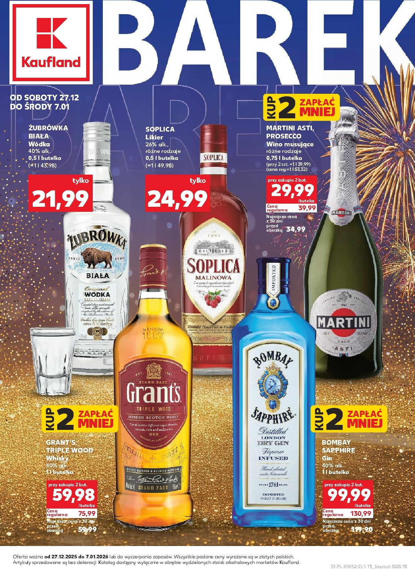 kaufland - Gazetka Kaufland - Barek - ważna od 27.12. do 07.01.