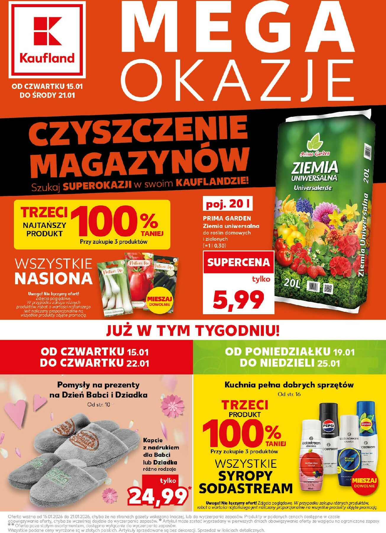 kaufland - Gazetka Kaufland - Mega Okazje - ważna od 15.01. do 21.01.