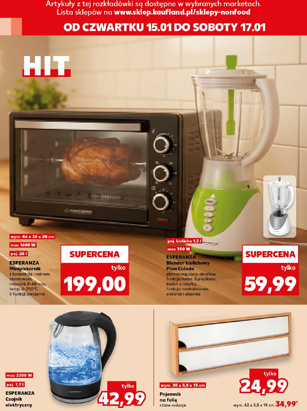 kaufland - Gazetka Kaufland - Mega Okazje - ważna od 15.01. do 21.01. - page: 18