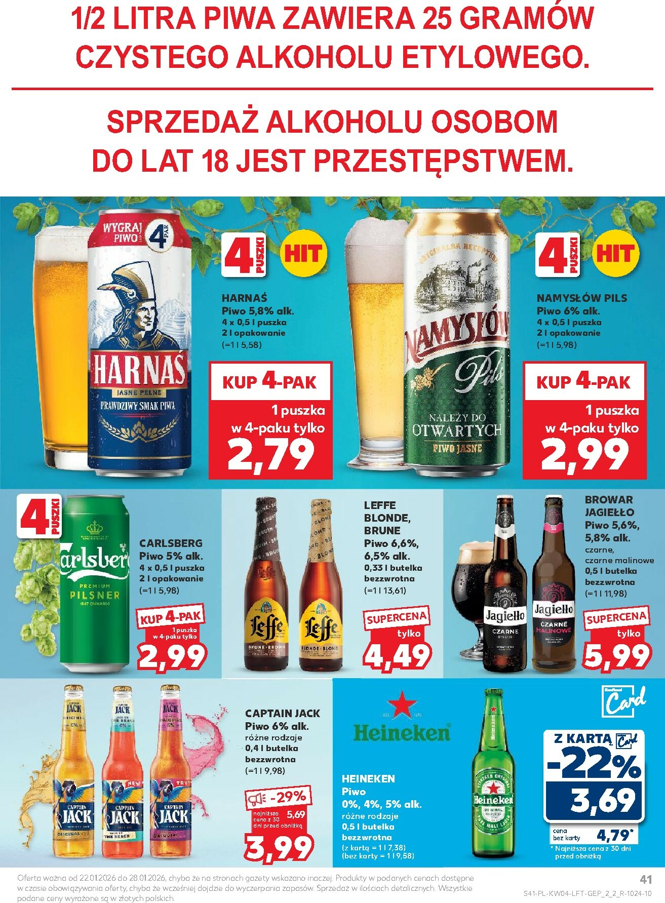 kaufland - Gazetka Kaufland - ważna od 22.01. do 28.01. - page: 41