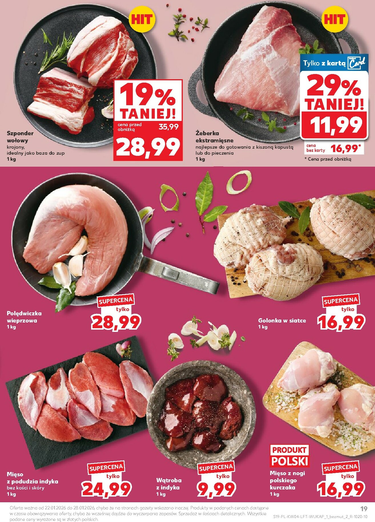 kaufland - Gazetka Kaufland - ważna od 22.01. do 28.01. - page: 19