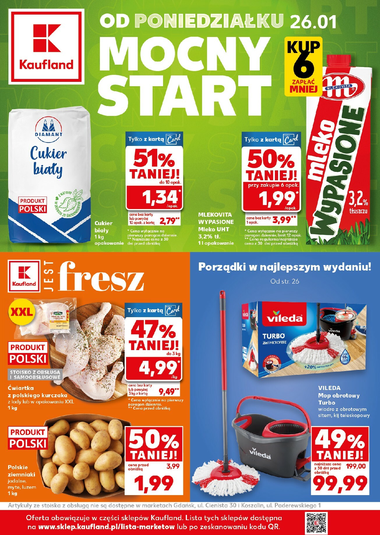 kaufland - Gazetka Kaufland - Mocny Start - ważna od 26.01. do 28.01.