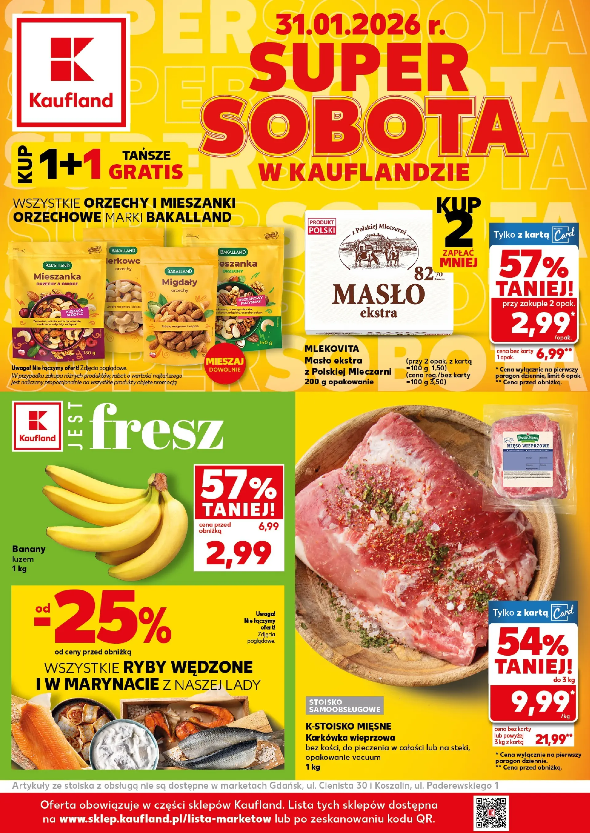 kaufland - Gazetka Kaufland - Super Sobota - ważna od 31.01.2026 - 31.01.2026