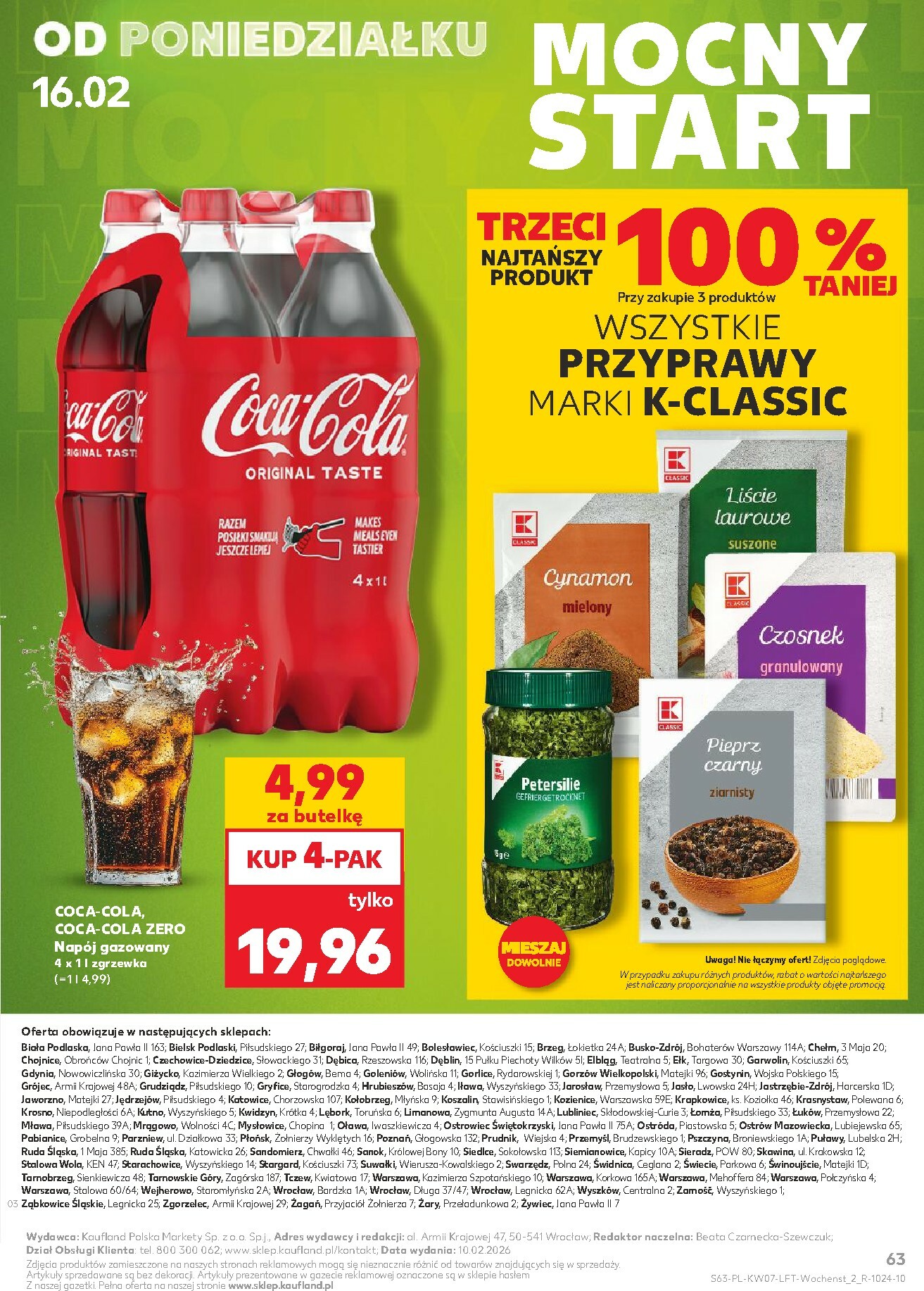 kaufland - Gazetka Kaufland - ważna od 11.02.2026 do 18.02.2026 - page: 63