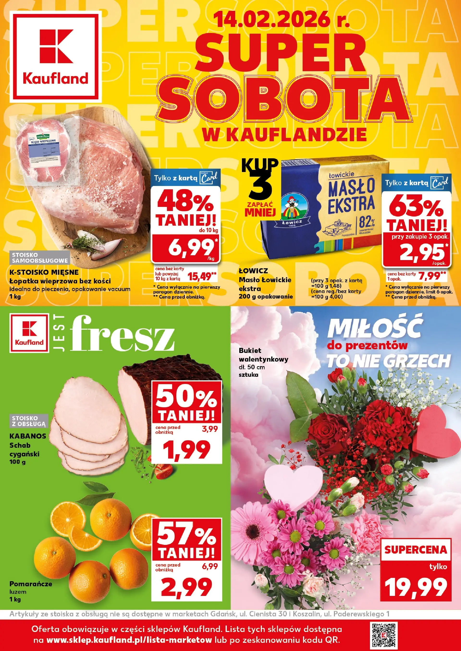 kaufland - Gazetka Kaufland - Super Sobota - ważna od 14.02.2026 - 14.02.2026 - page: 1