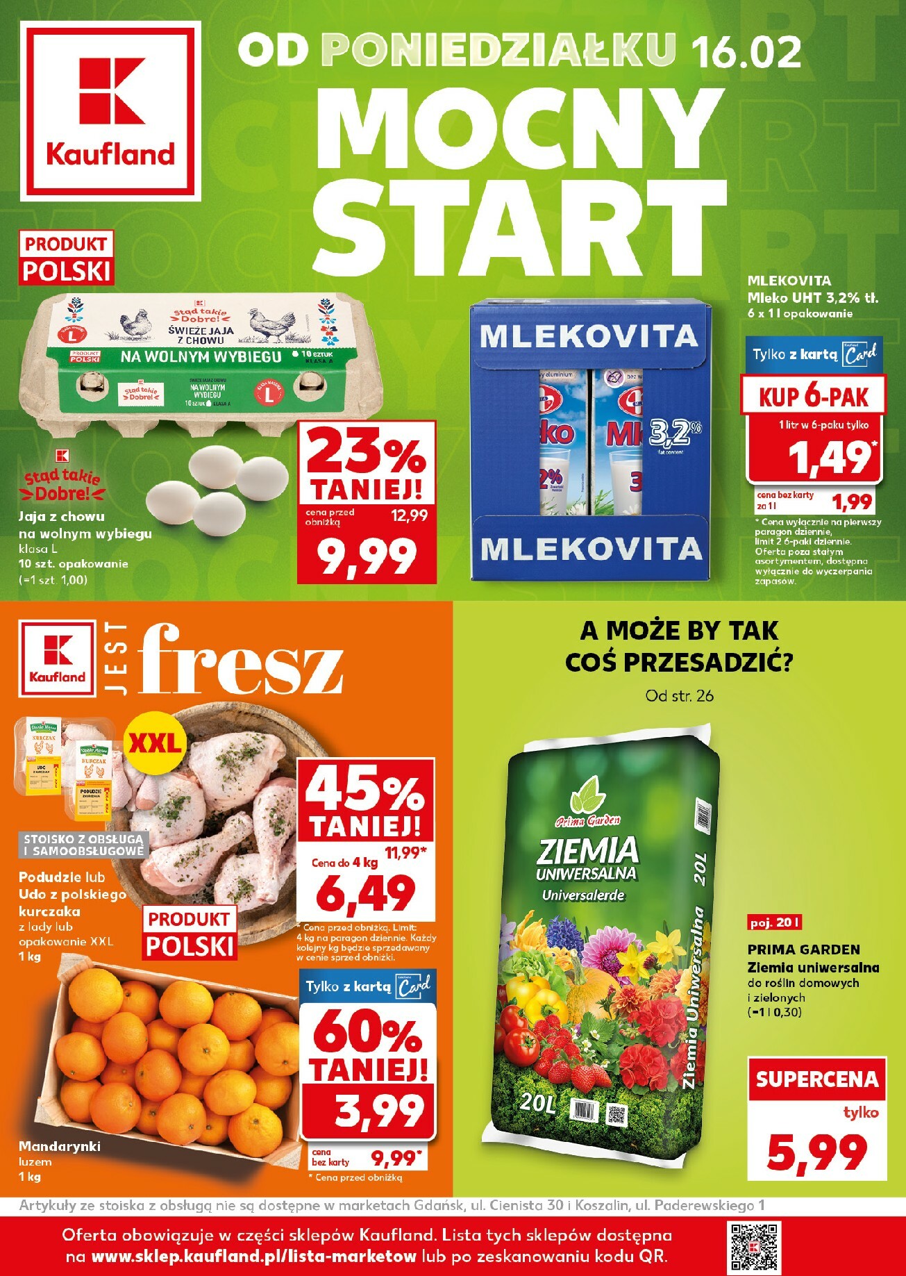 kaufland - Gazetka Kaufland - Mocny start - ważna od 16.02.2026 do 18.02.2026