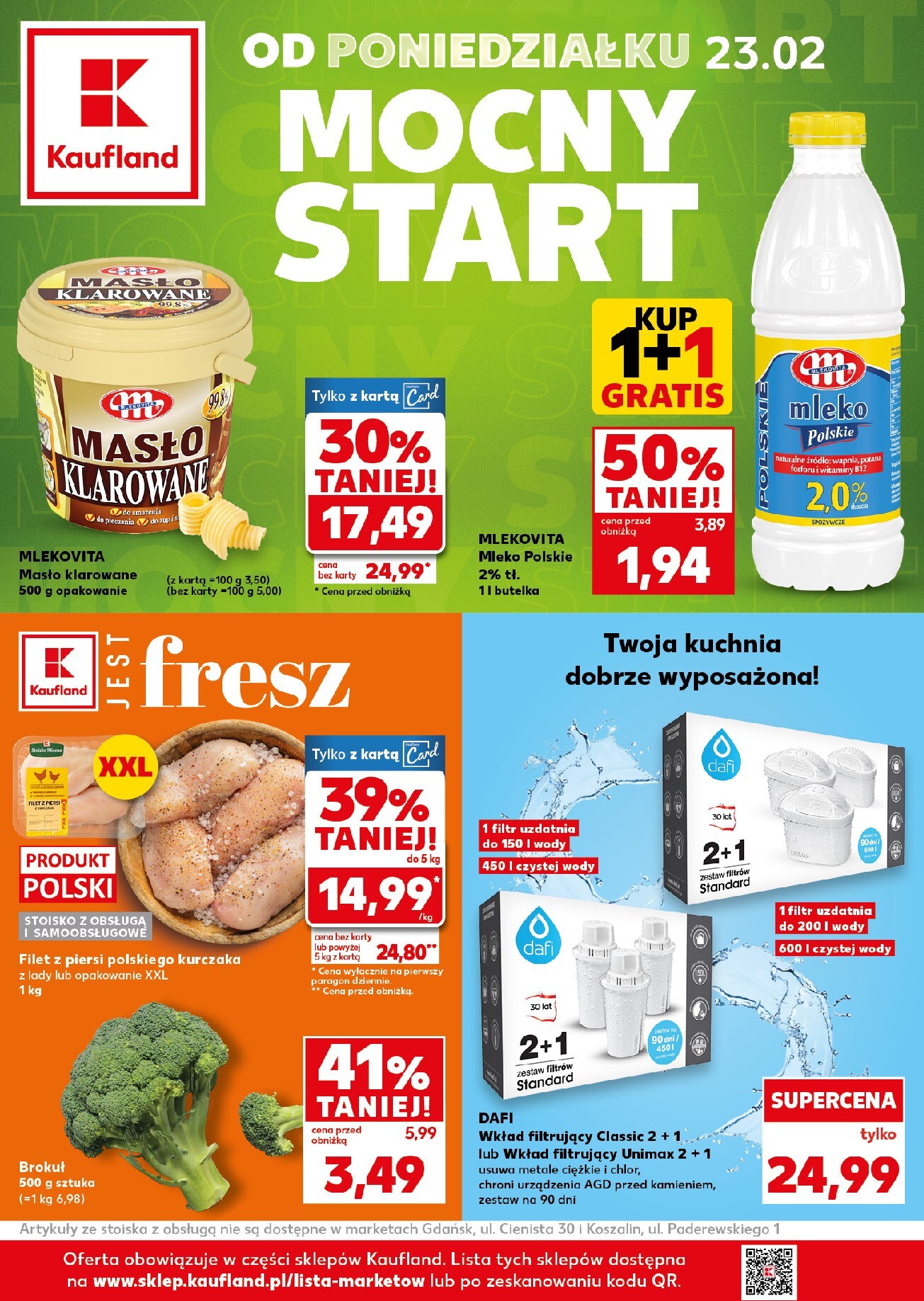 kaufland - Gazetka Kaufland - Mocny start - ważna od 23.02.2026 do 25.02.2026