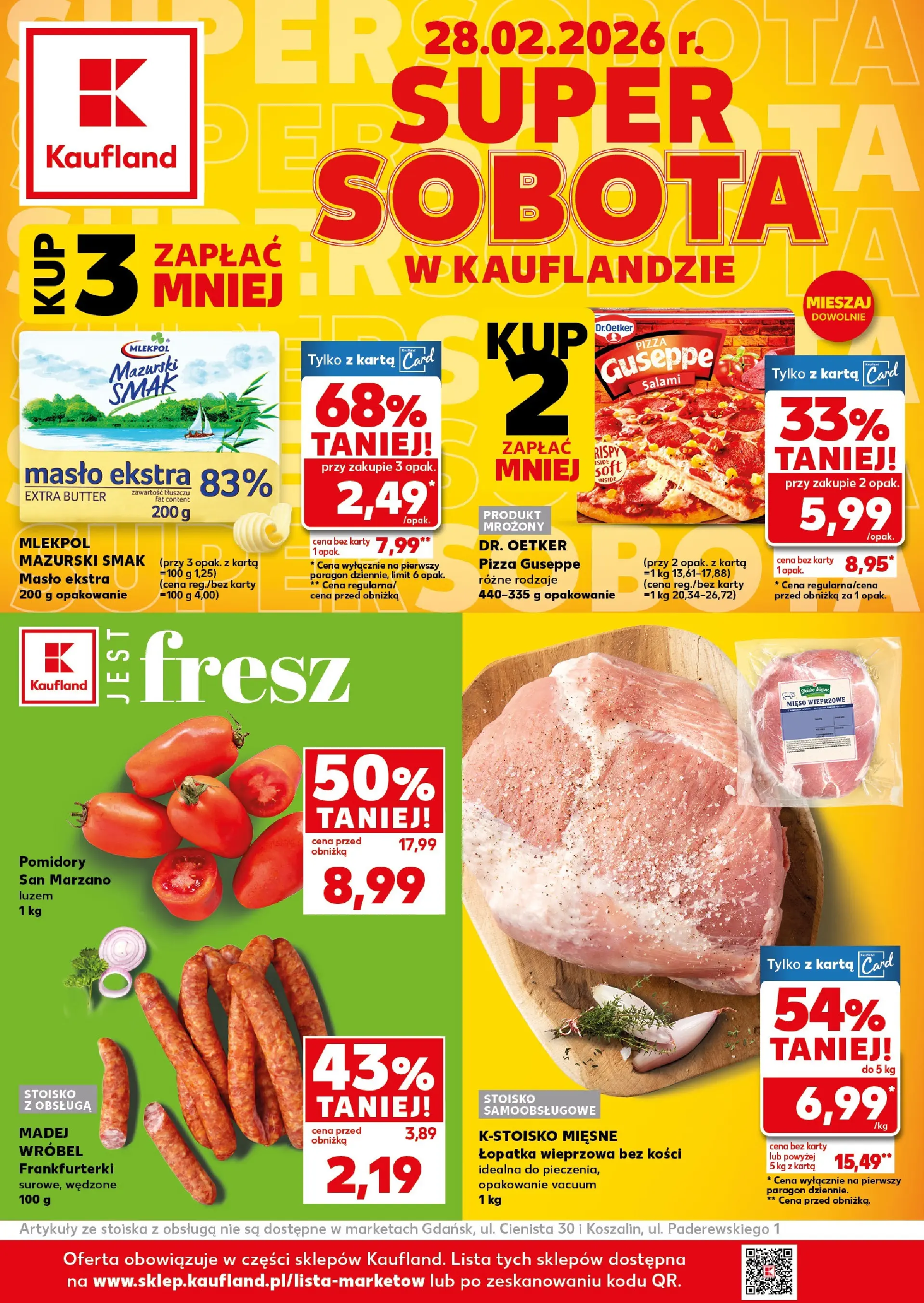 kaufland - Gazetka Kaufland - Super Sobota - ważna od 28.02.2026 - 28.02.2026