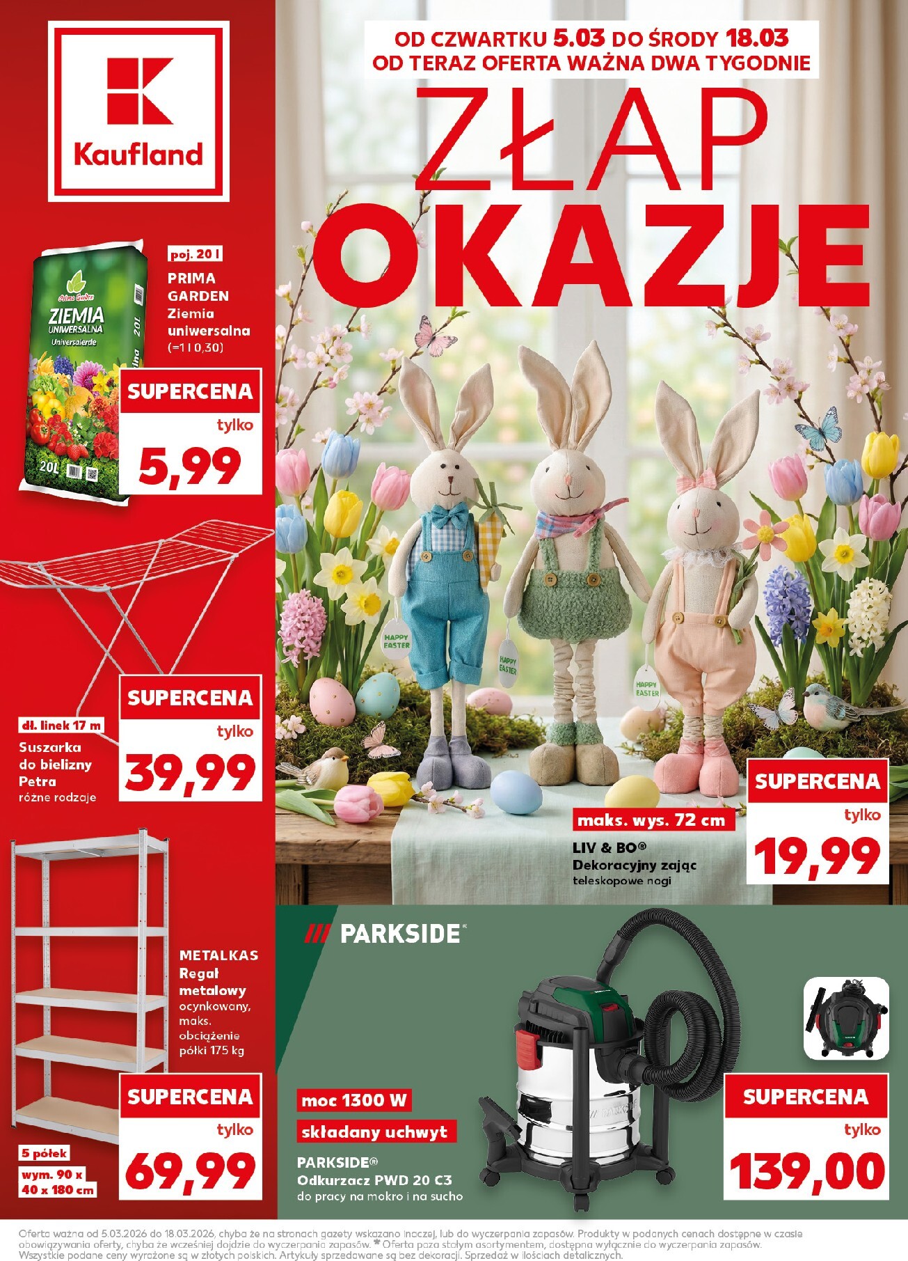 kaufland - Gazetka Kaufland - Mega okazje - ważna od 05.03.2026 do 18.03.2026