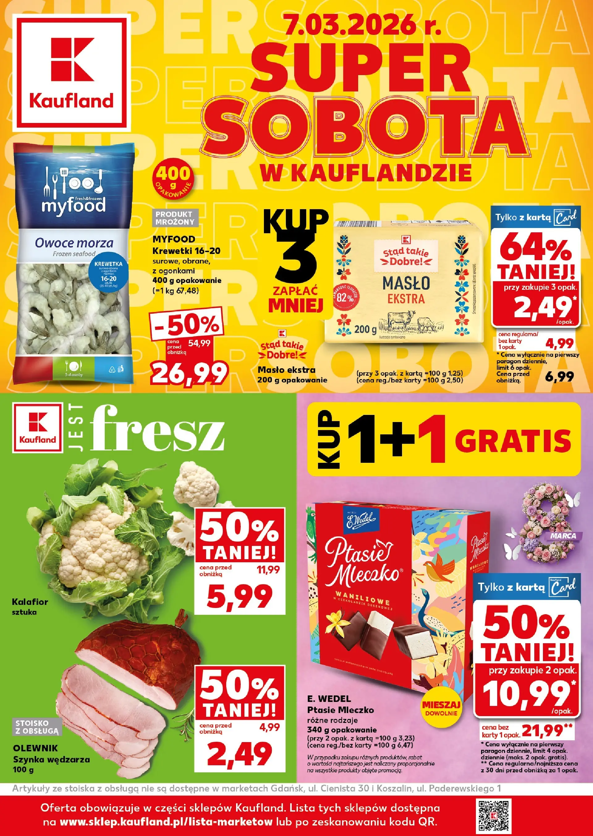 kaufland - Gazetka Kaufland - Super Sobota - ważna od 07.03.2026 - 07.03.2026