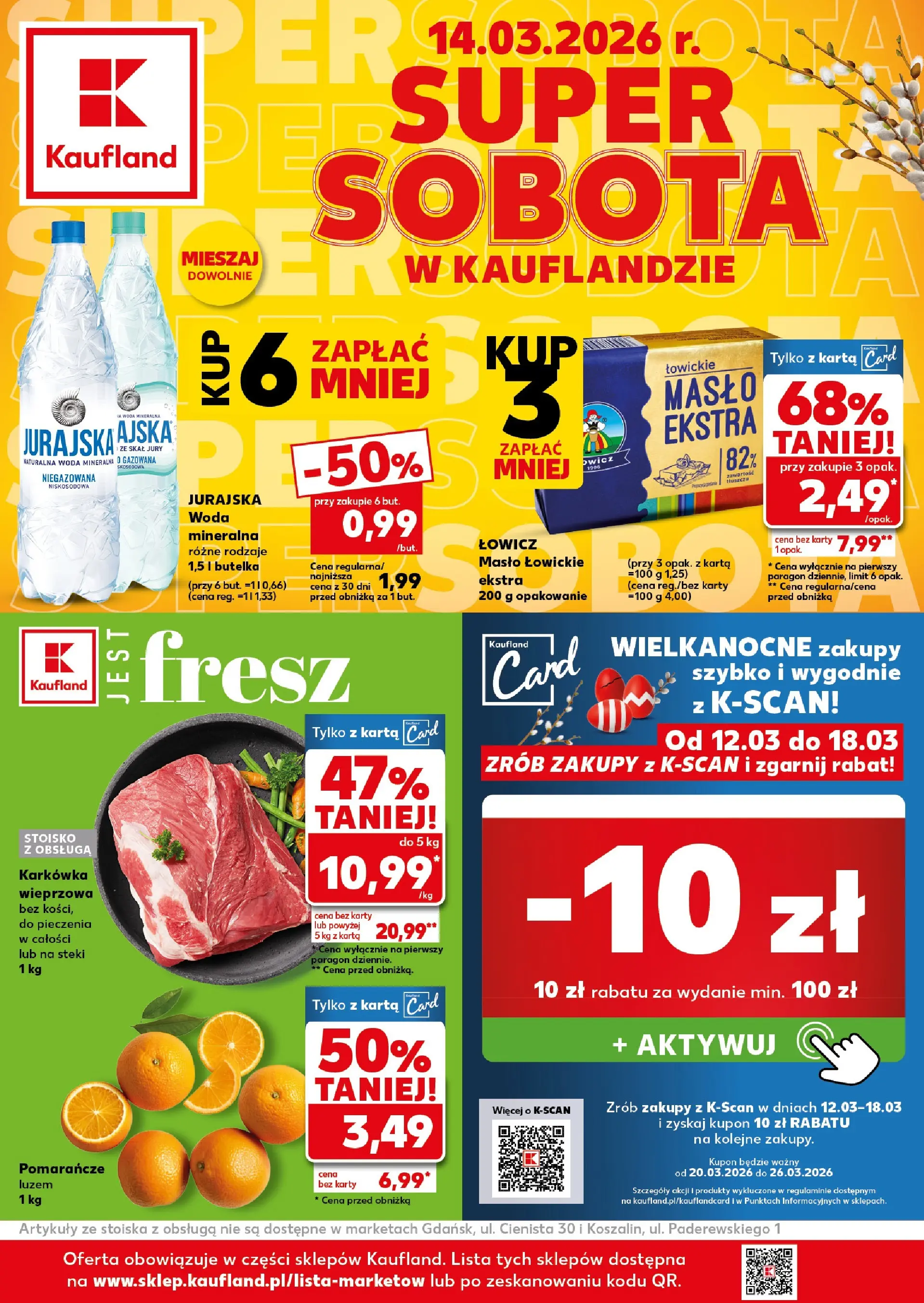 kaufland - Gazetka Kaufland - Super Sobota - ważna od 14.03.2026 - 14.03.2026 - page: 1