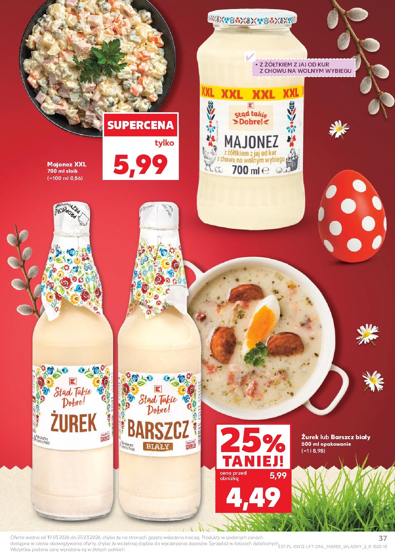 kaufland - Gazetka Kaufland - ważna od 19.03.2026 do 25.03.2026 - page: 37