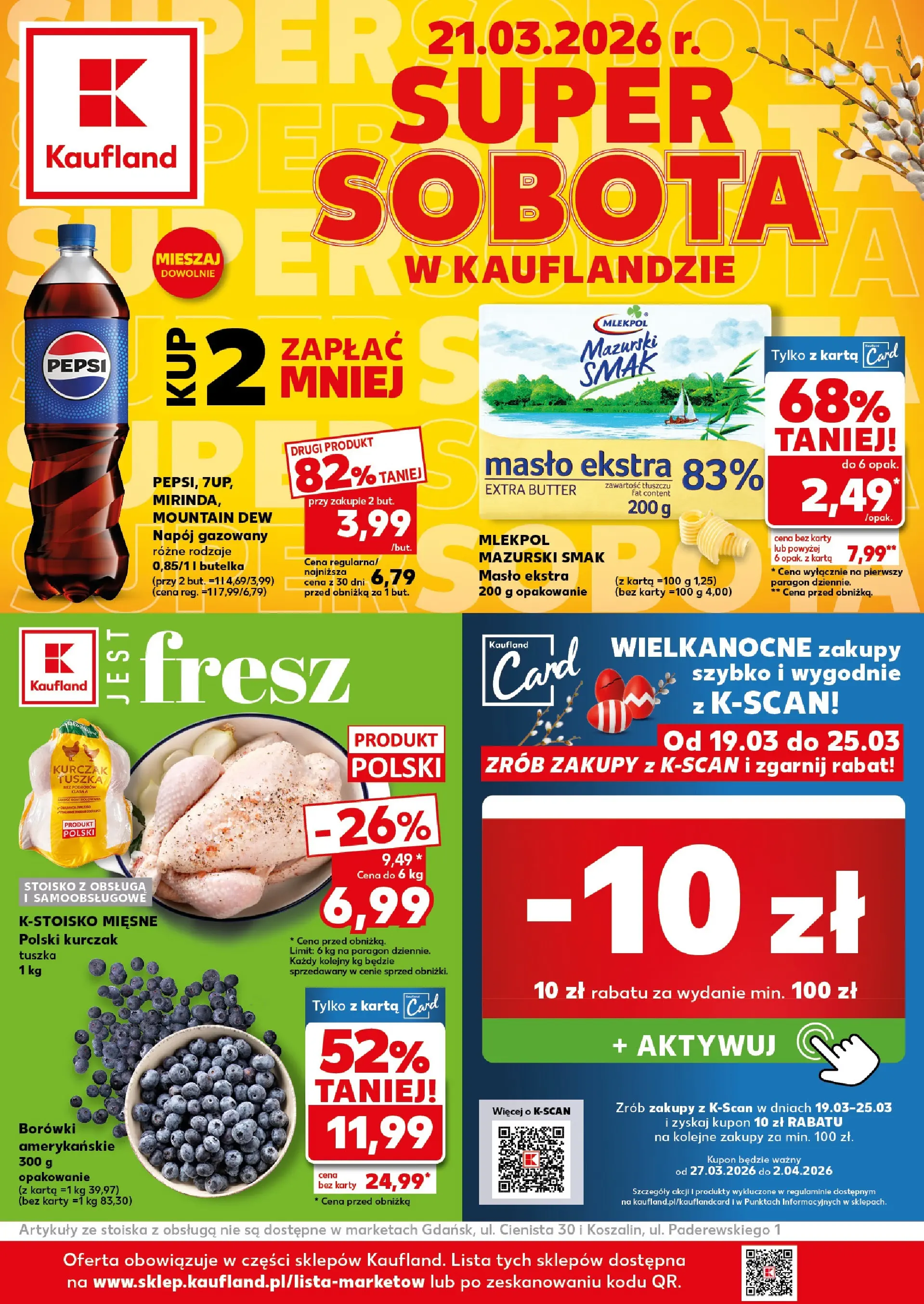 kaufland - Gazetka Kaufland - Super Sobota - ważna od 21.03.2026 - 21.03.2026