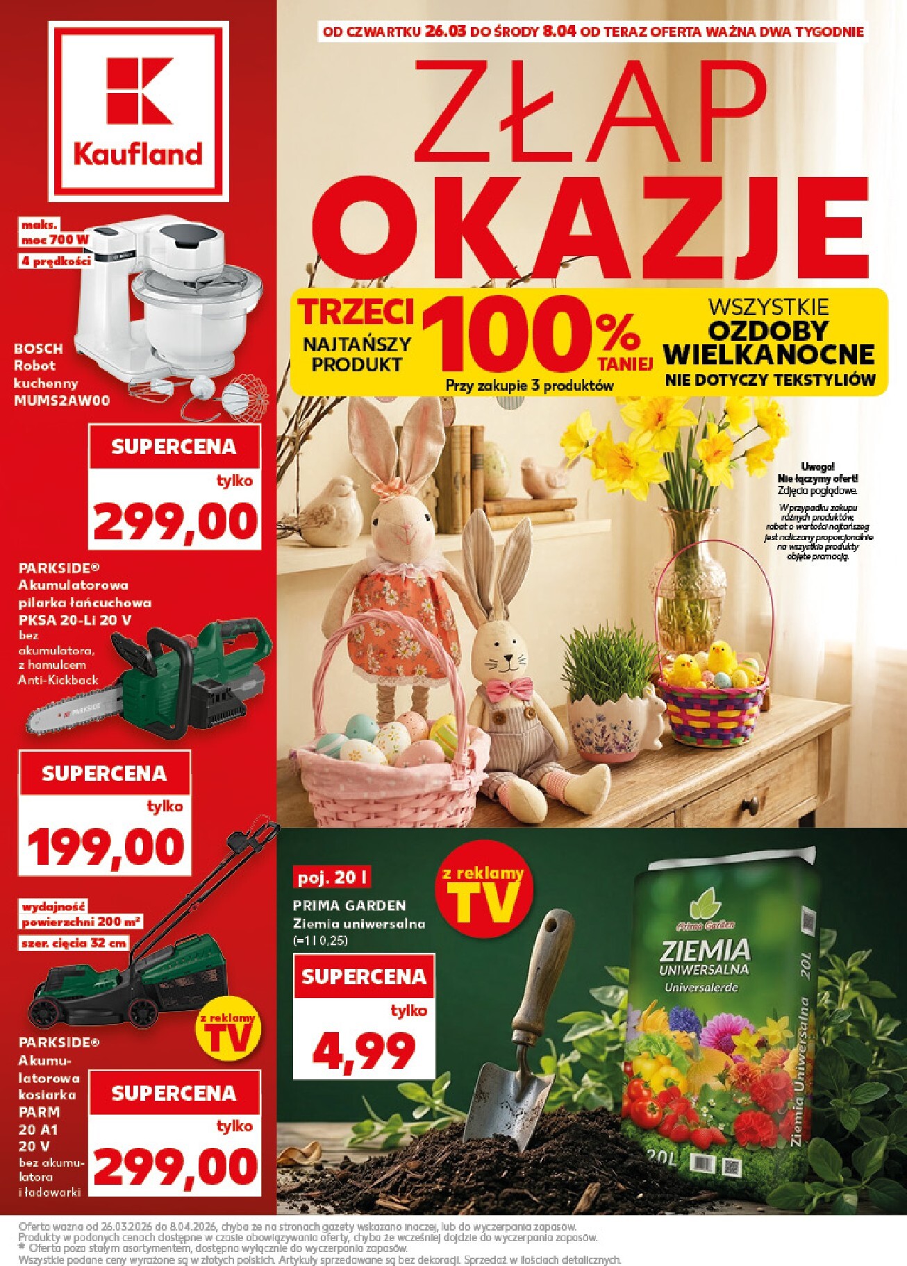 kaufland - Gazetka Kaufland - Okazje - ważna od 26.03.2026 do 08.04.2026