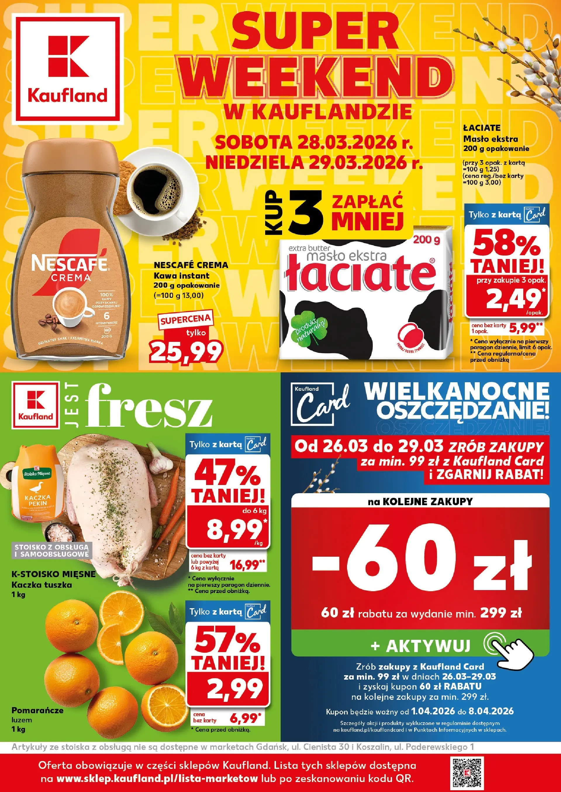kaufland - Gazetka Kaufland - Super Weekend - ważna od 28.03.2026 do 29.03.2026