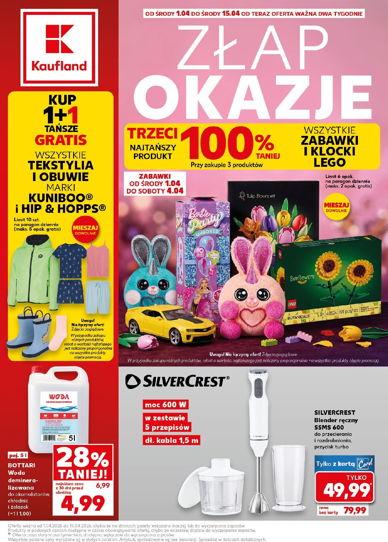 kaufland - Gazetka Kaufland - Okazje - ważna od 01.04.2026 do 15.04.2026