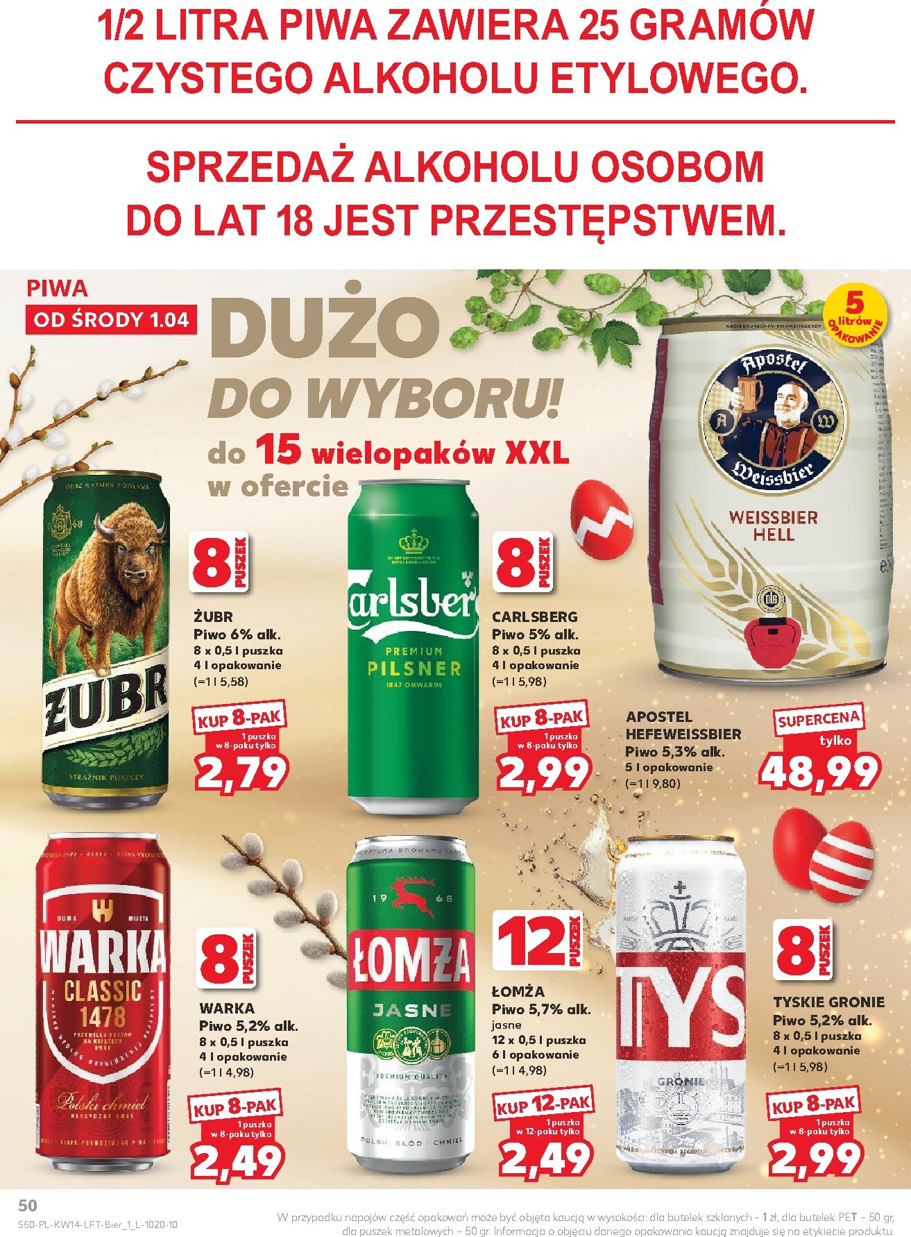 kaufland - Gazetka Kaufland - ważna od 01.04.2026 do 08.04.2026 - page: 50