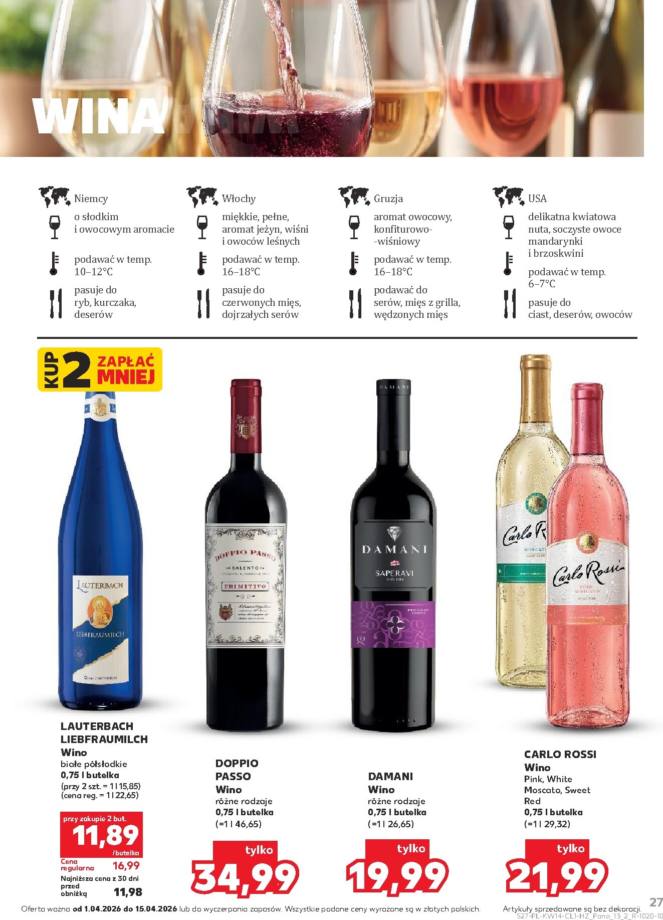 kaufland - Gazetka Kaufland - Barek - ważna od 01.04.2026 do 15.04.2026 - page: 27