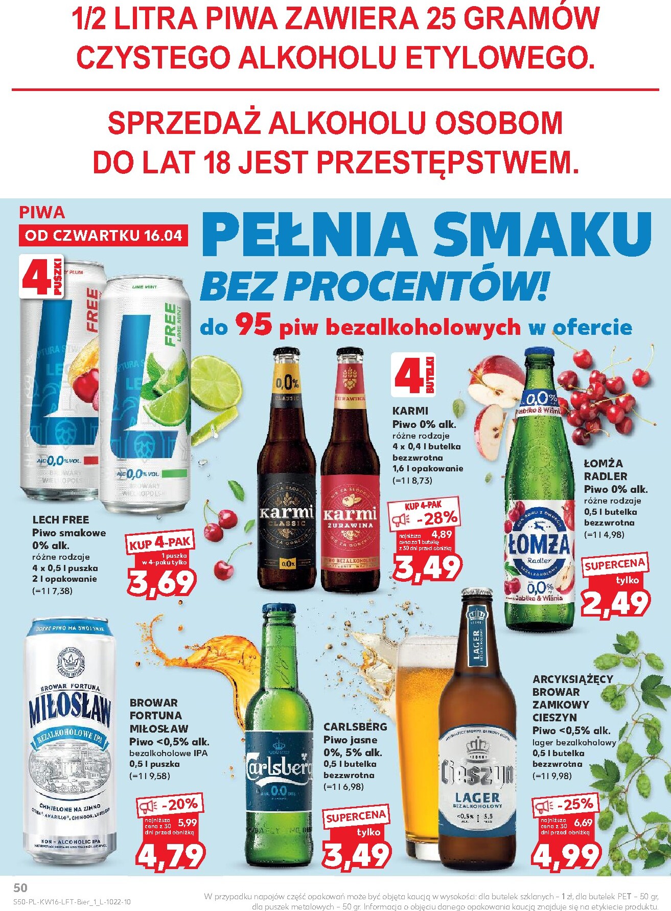 kaufland - Nowa gazetka Kaufland ważna od 16.04.2026 do 22.04.2026 - page: 50