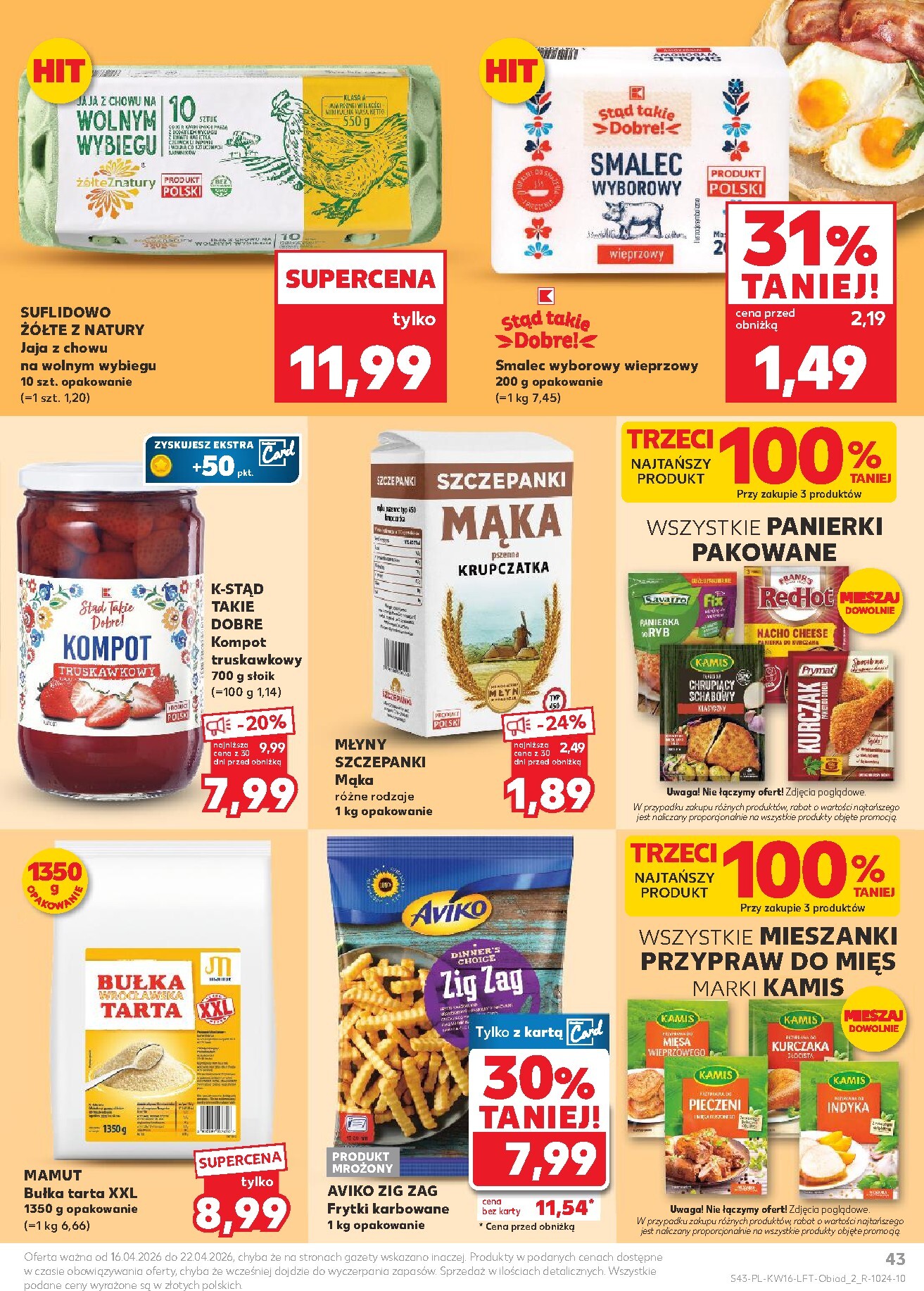 kaufland - Nowa gazetka Kaufland ważna od 16.04.2026 do 22.04.2026 - page: 43