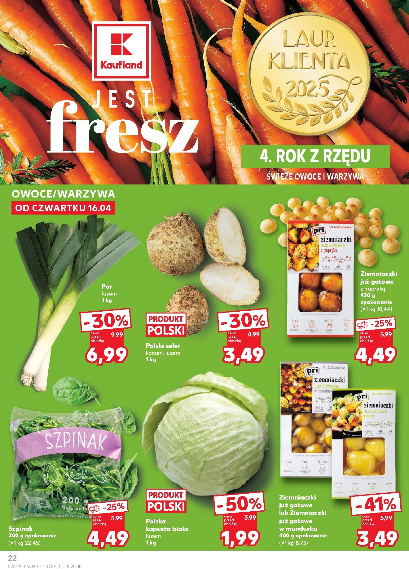 kaufland - Nowa gazetka Kaufland ważna od 16.04.2026 do 22.04.2026 - page: 22