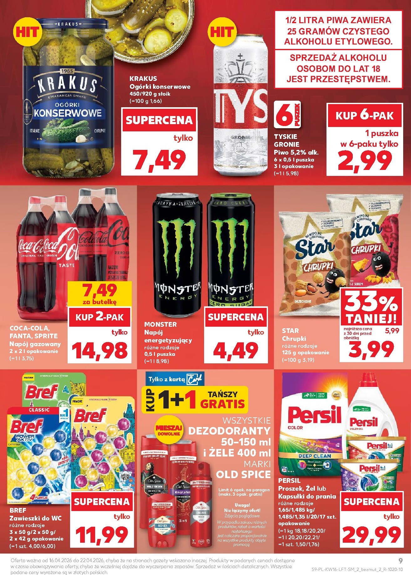 kaufland - Nowa gazetka Kaufland ważna od 16.04.2026 do 22.04.2026 - page: 9