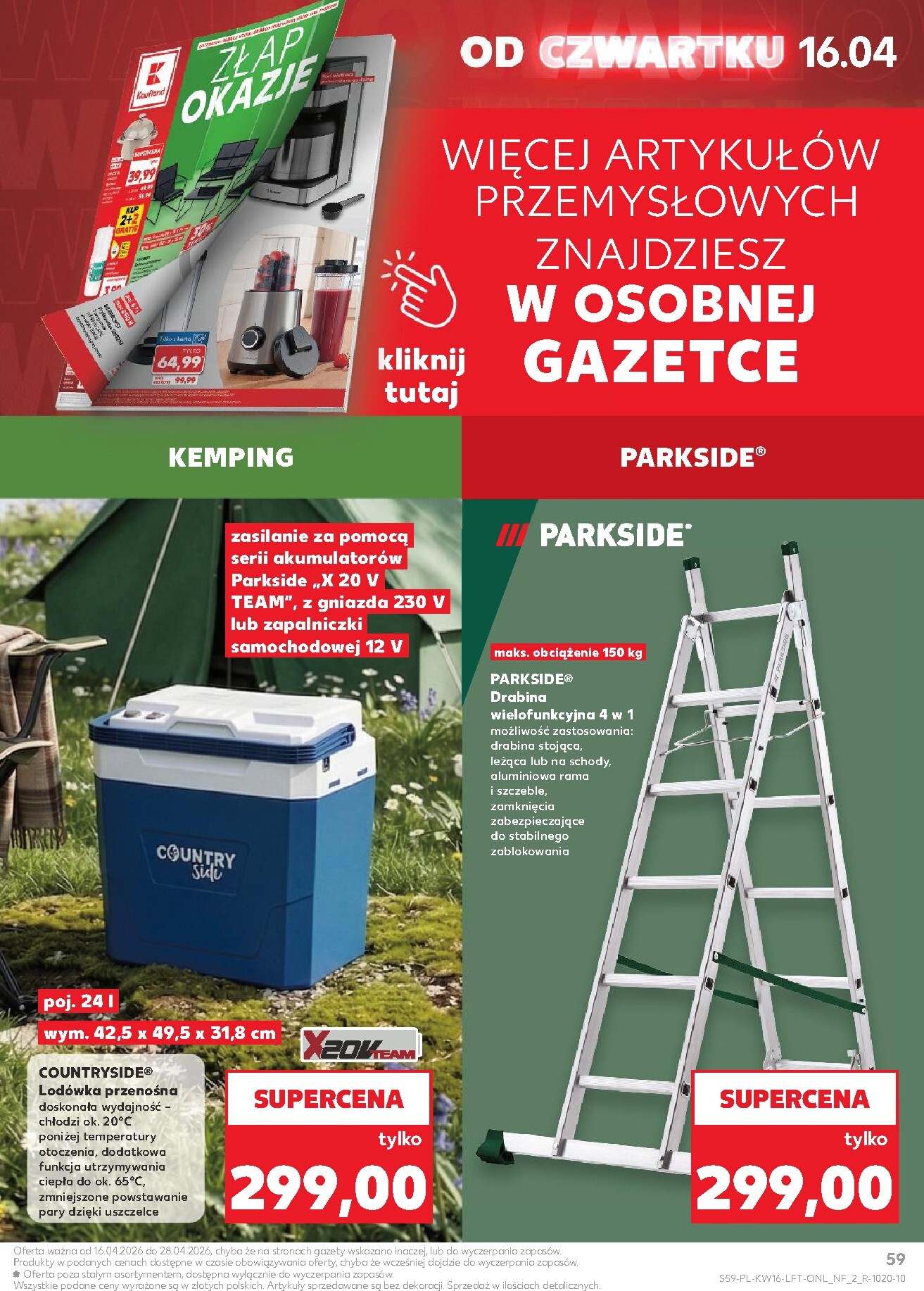 kaufland - Nowa gazetka Kaufland ważna od 16.04.2026 do 22.04.2026 - page: 59