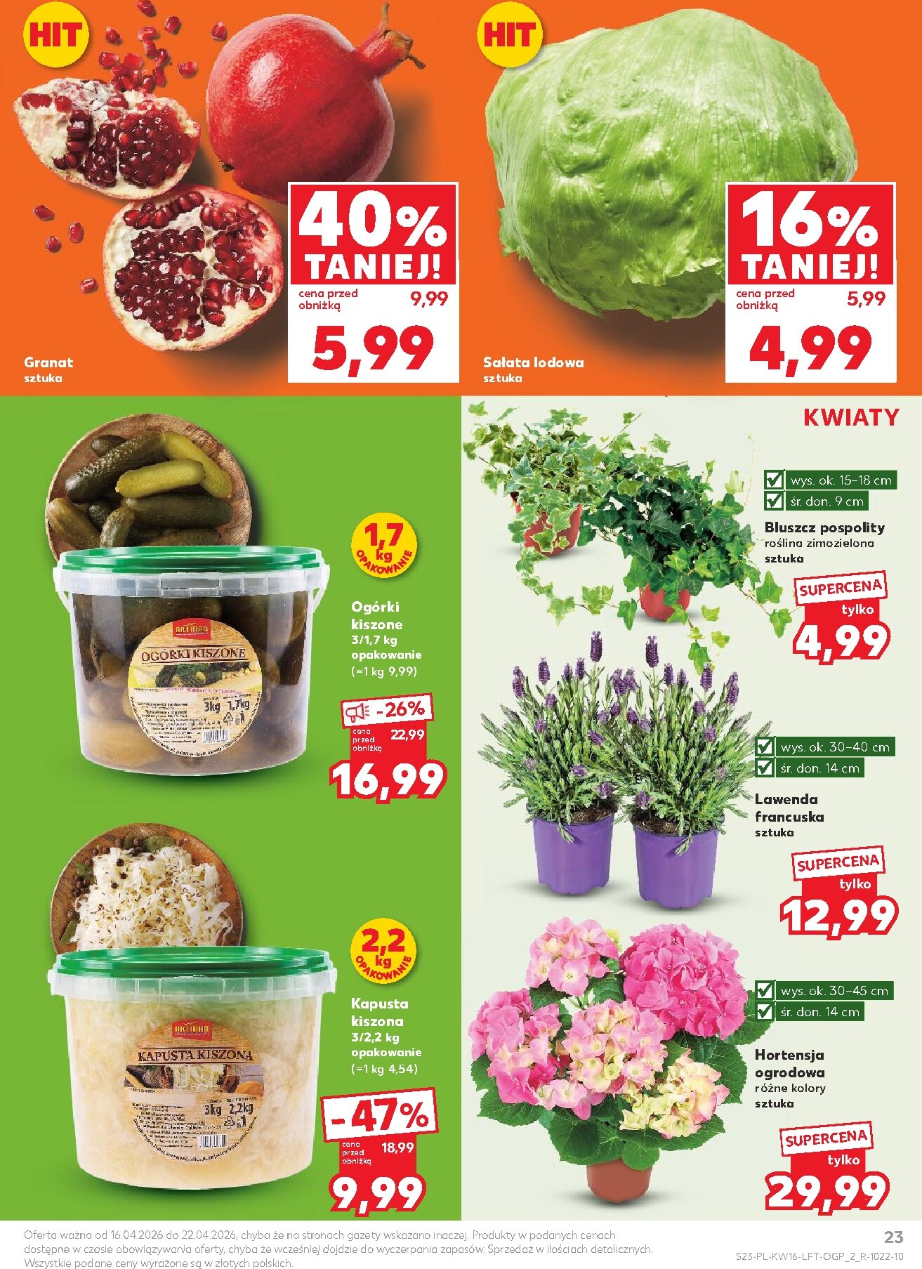 kaufland - Nowa gazetka Kaufland ważna od 16.04.2026 do 22.04.2026 - page: 23