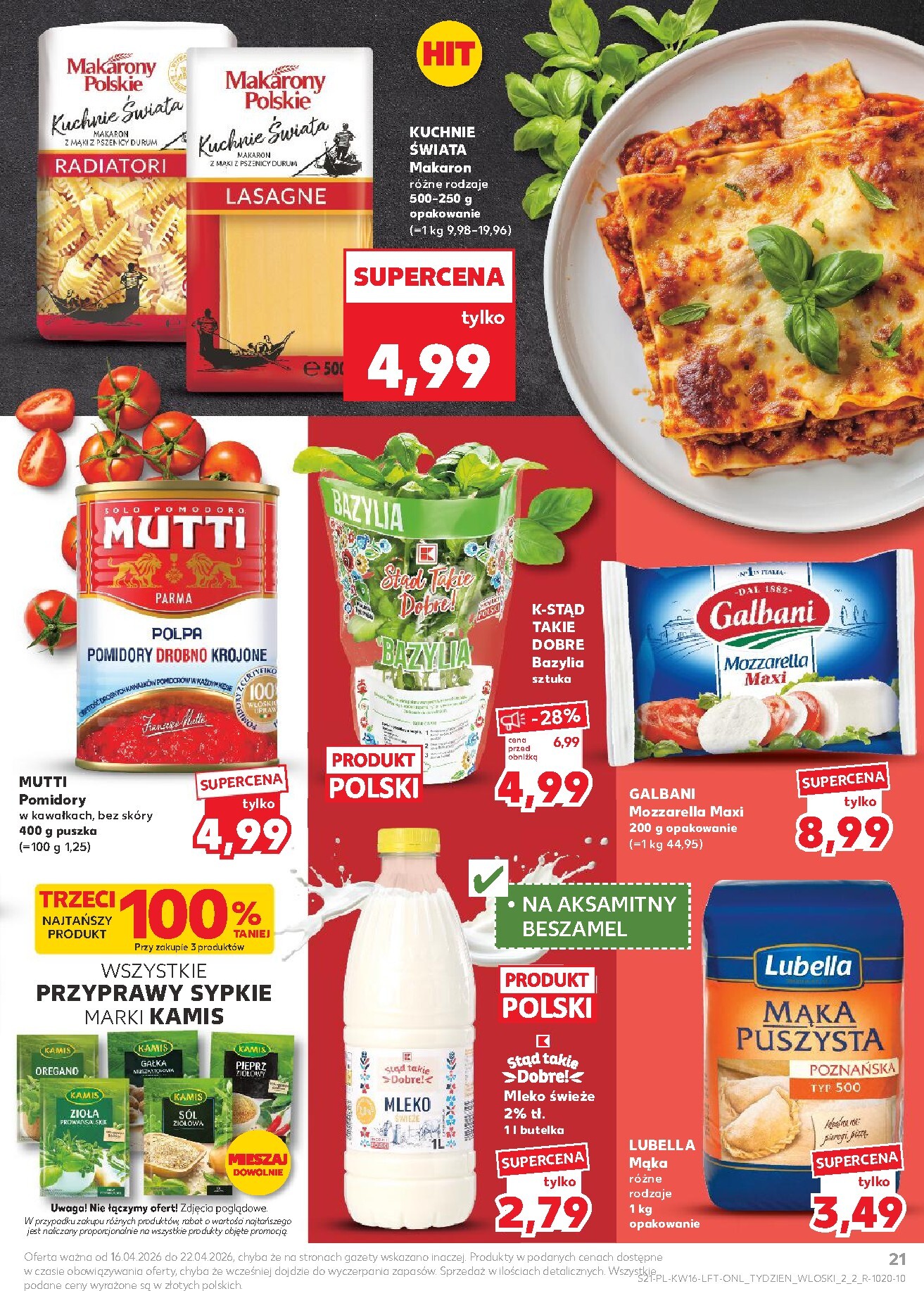 kaufland - Nowa gazetka Kaufland ważna od 16.04.2026 do 22.04.2026 - page: 21