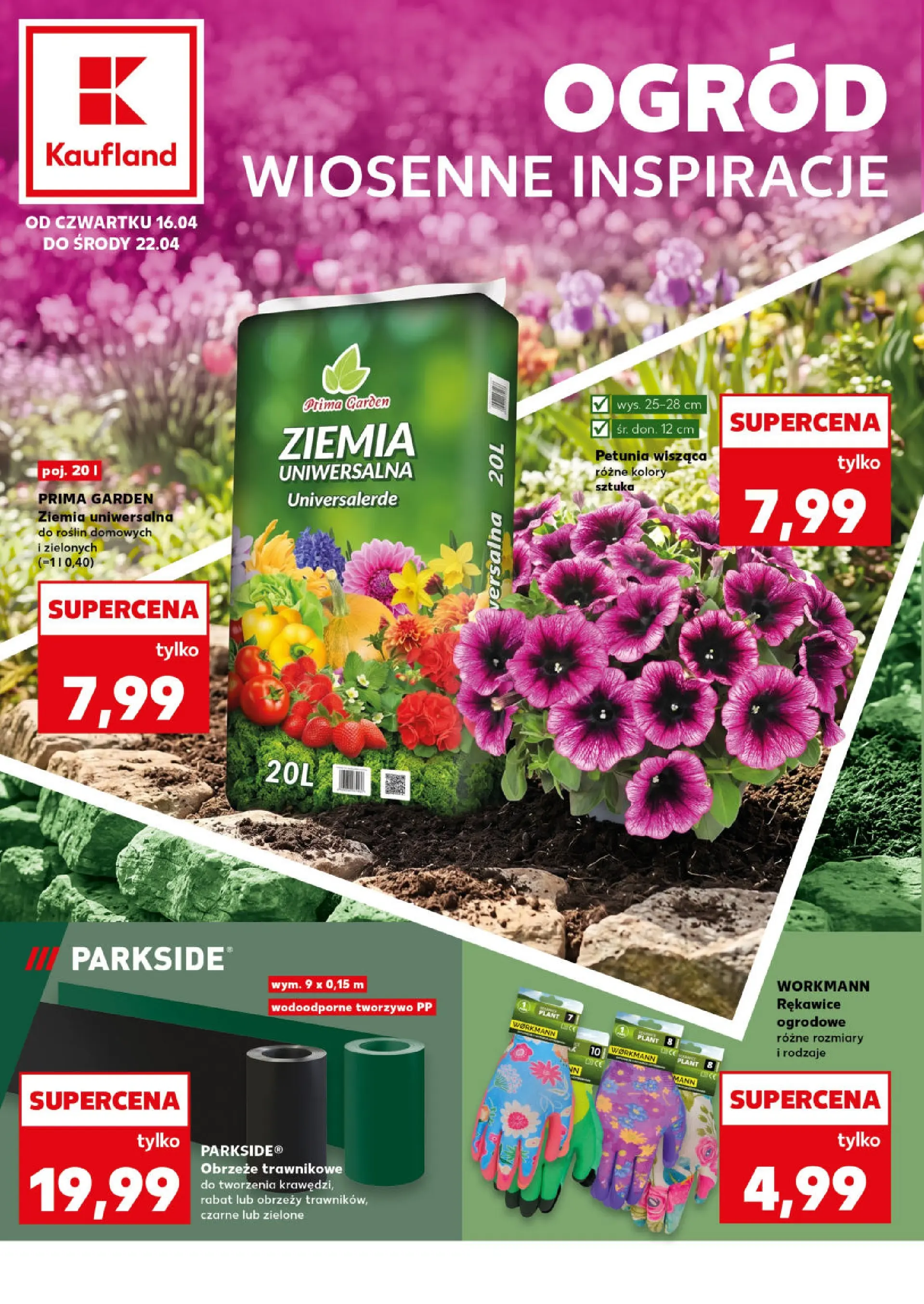 kaufland - Nowa gazetka Kaufland - Katalog Ogród ważna od 16.04.2026 do 22.04.2026 - page: 1