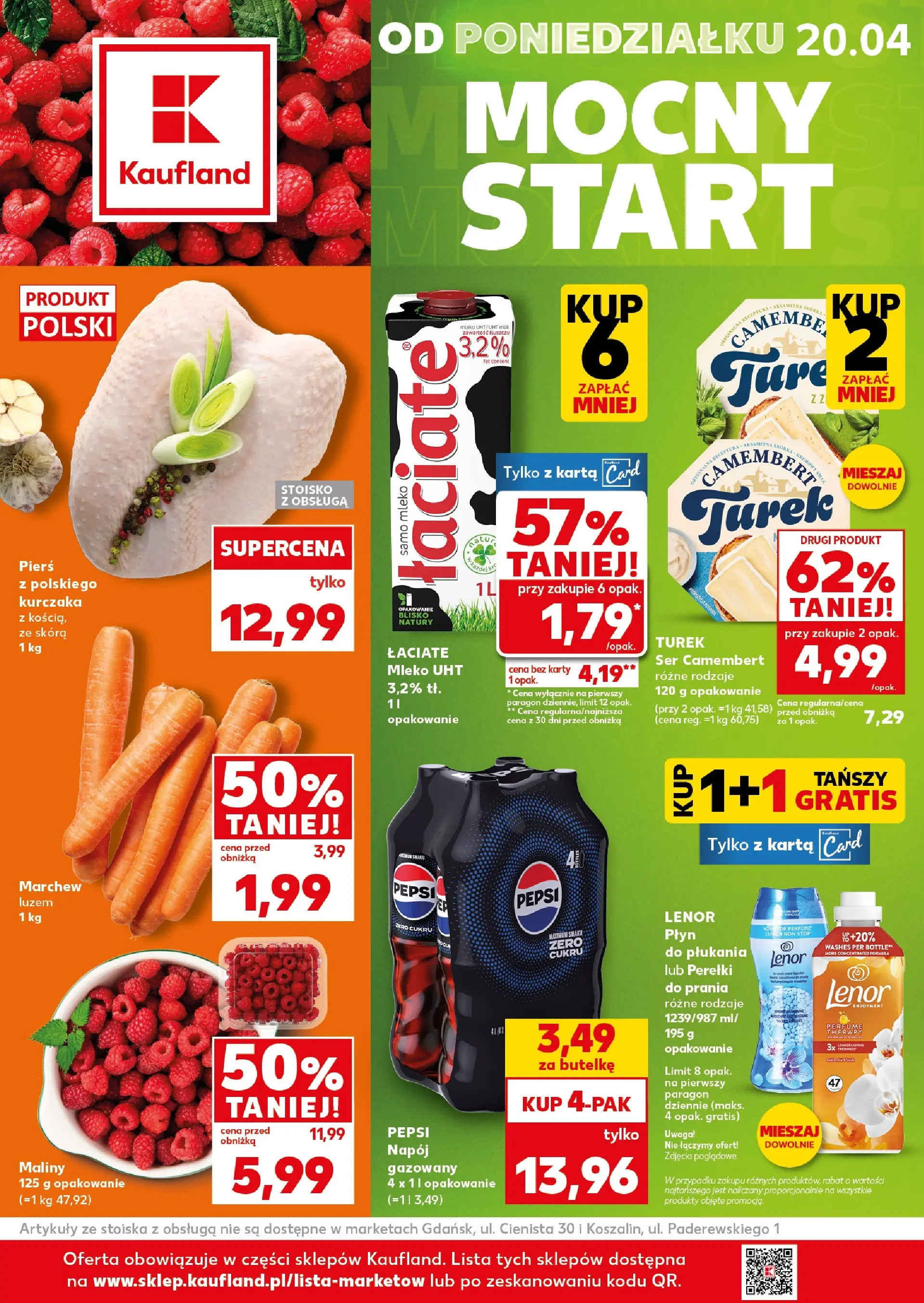 kaufland - Nowa gazetka Kaufland - Mocny Start ważna od 20.04.2026 do 22.04.2026
