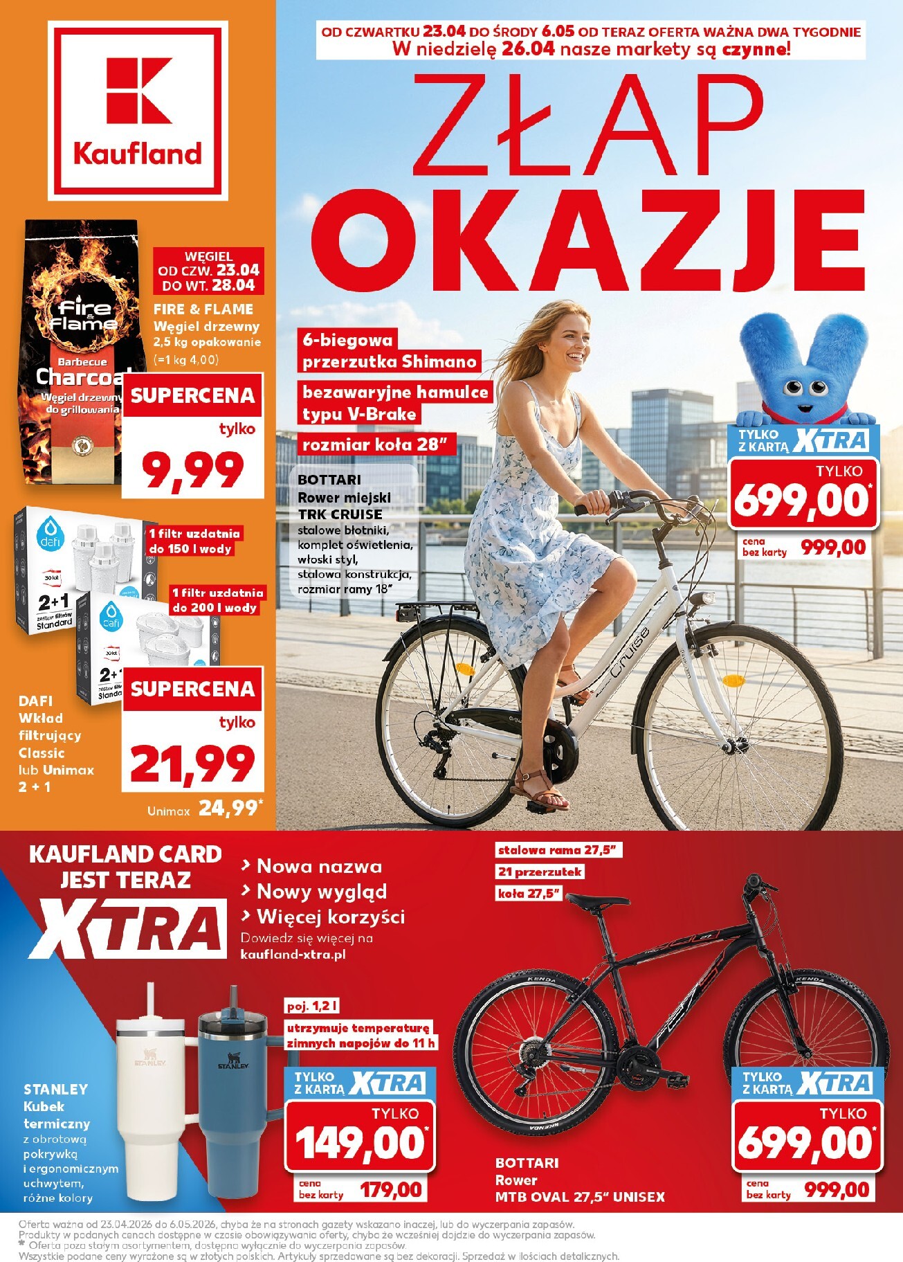 kaufland - Nowa gazetka Kaufland - Mega okazje ważna od 23.04.2026 do 06.05.2026
