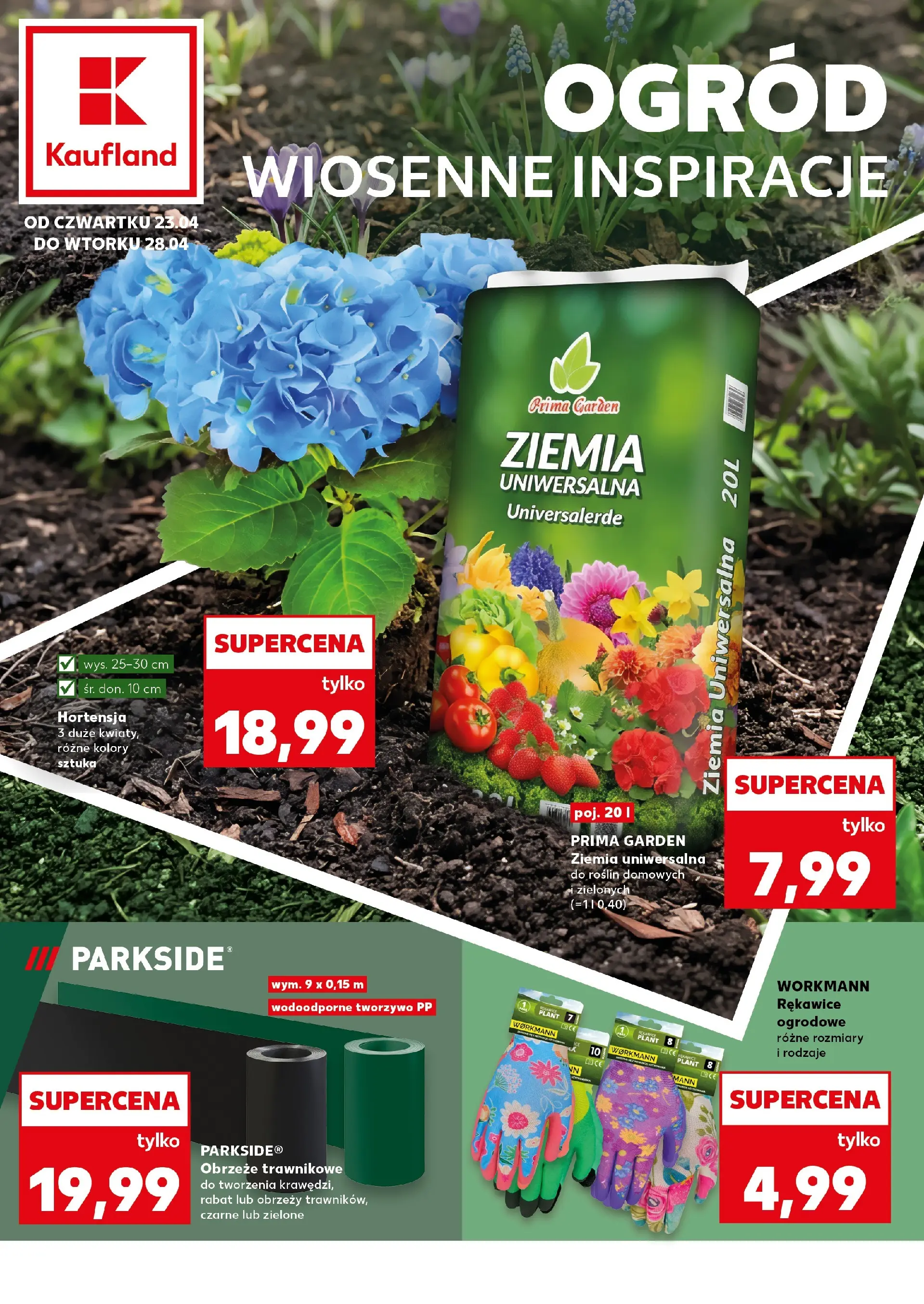 kaufland - Nowa gazetka Kaufland - Katalog Ogród ważna od 23.04.2026 do 28.04.2026