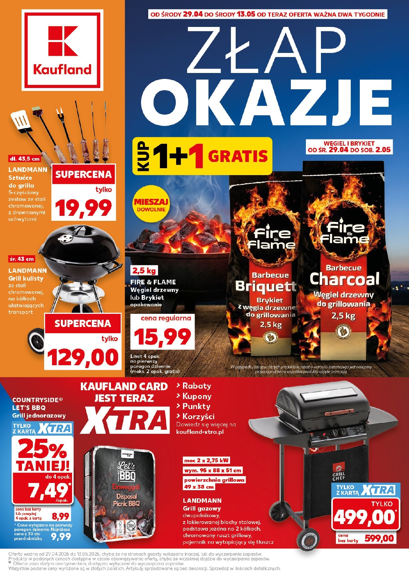 kaufland - Nowa gazetka Kaufland - Okazje ważna od 29.04.2026 do 13.05.2026