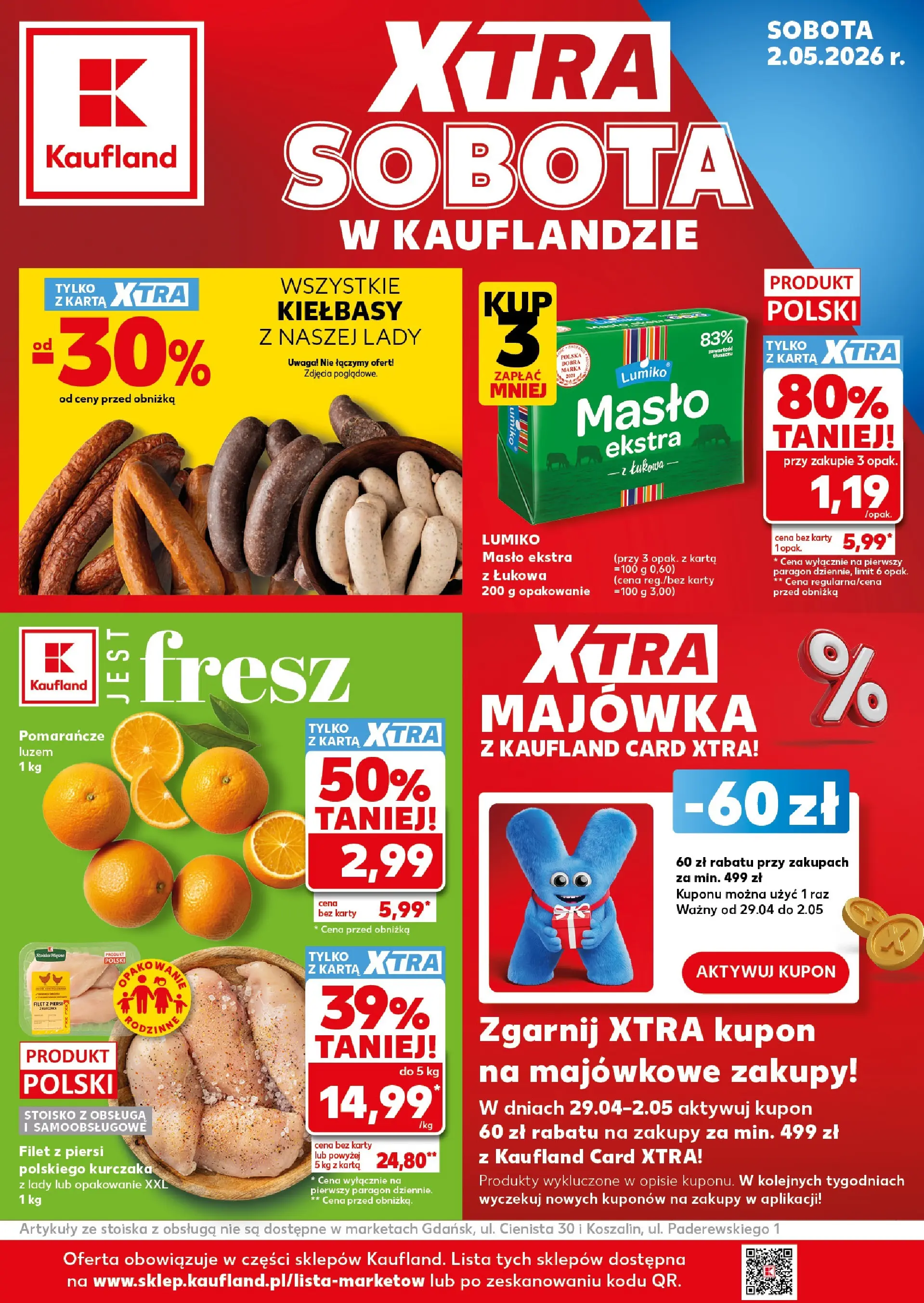kaufland - Nowa gazetka Kaufland - Xtra ważna od 02.05.2026 - 02.05.2026 - page: 1