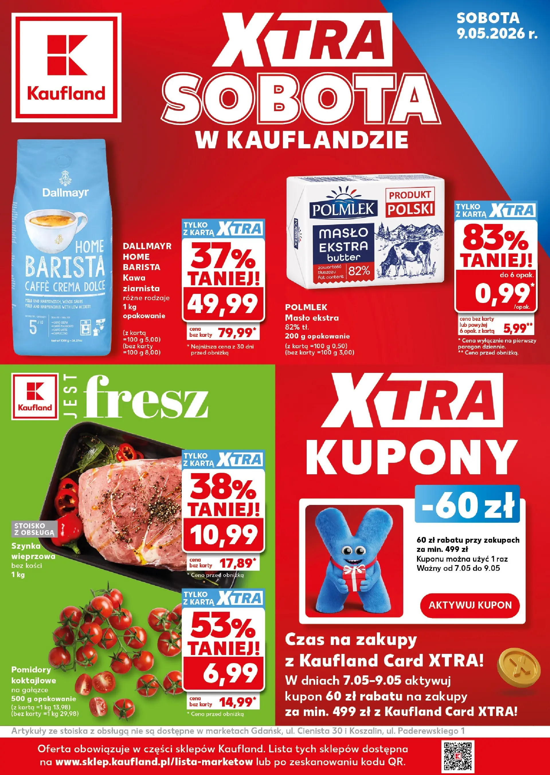 kaufland - Nowa gazetka Kaufland - XTRA Sobota ważna od 09.05.2026 - 09.05.2026 - page: 1