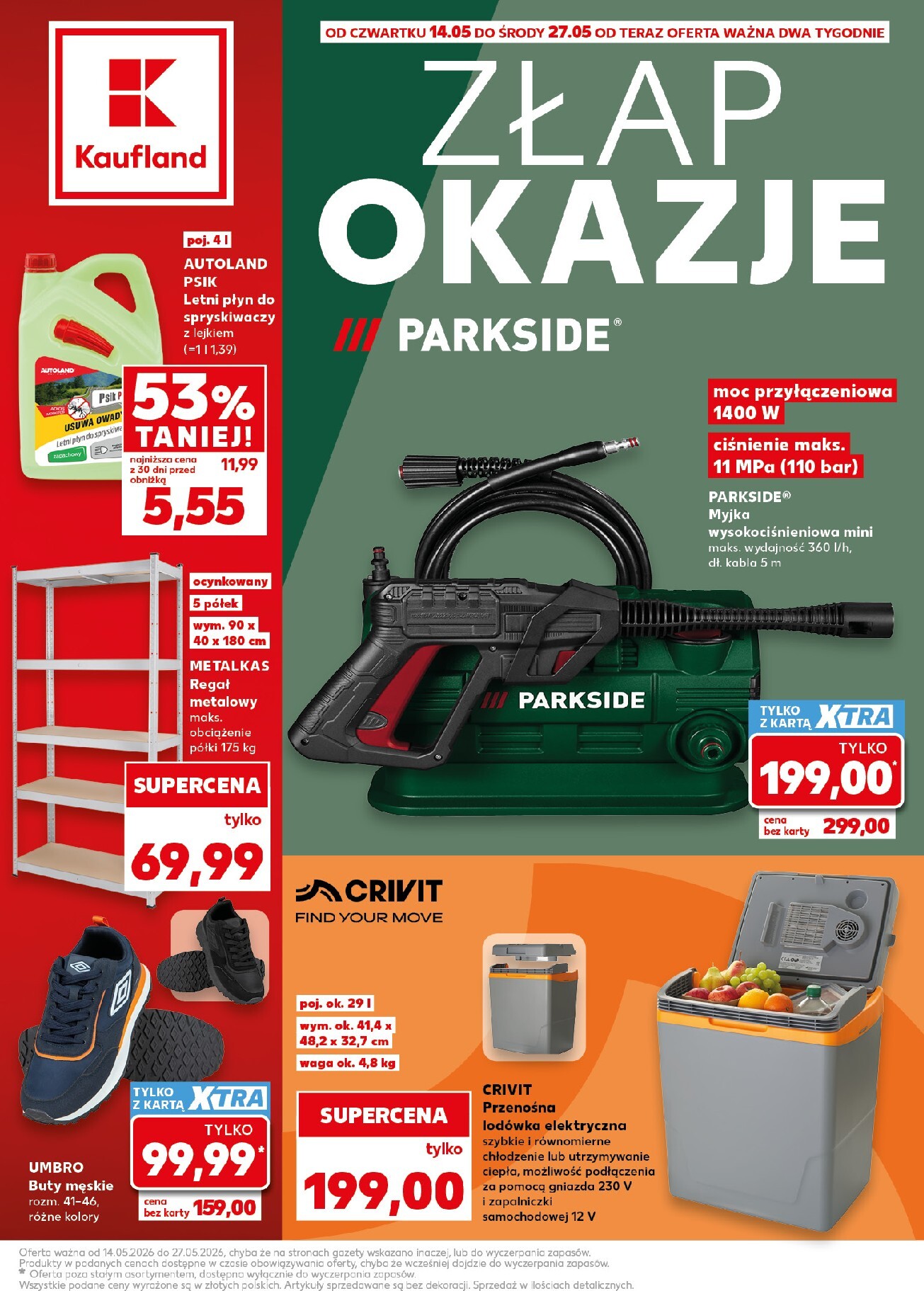 kaufland - Nowa gazetka Kaufland - Okazje ważna od 14.05.2026 do 27.05.2026