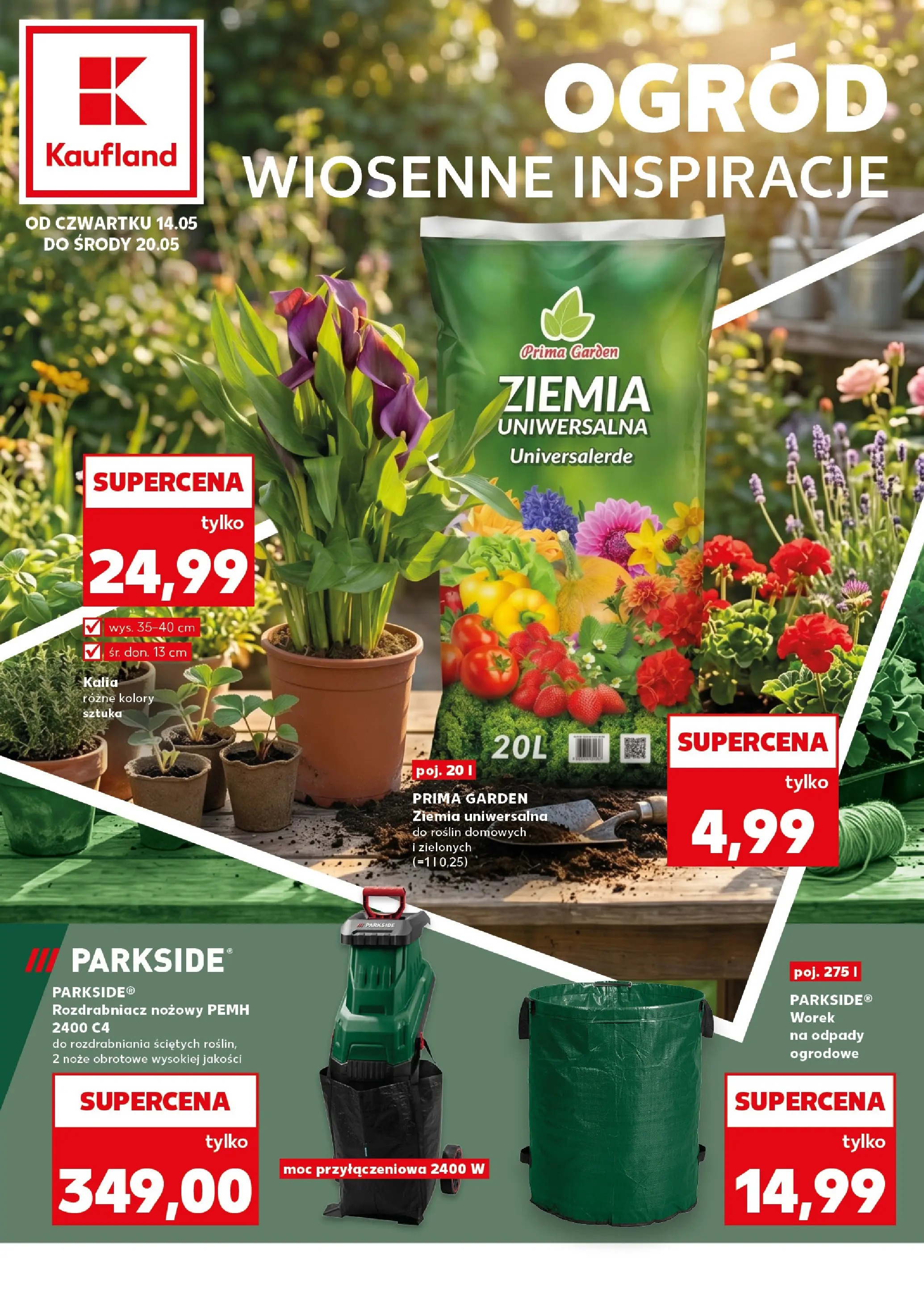 kaufland - Nowa gazetka Kaufland - Katalog Ogród ważna od 14.05.2026 do 20.05.2026