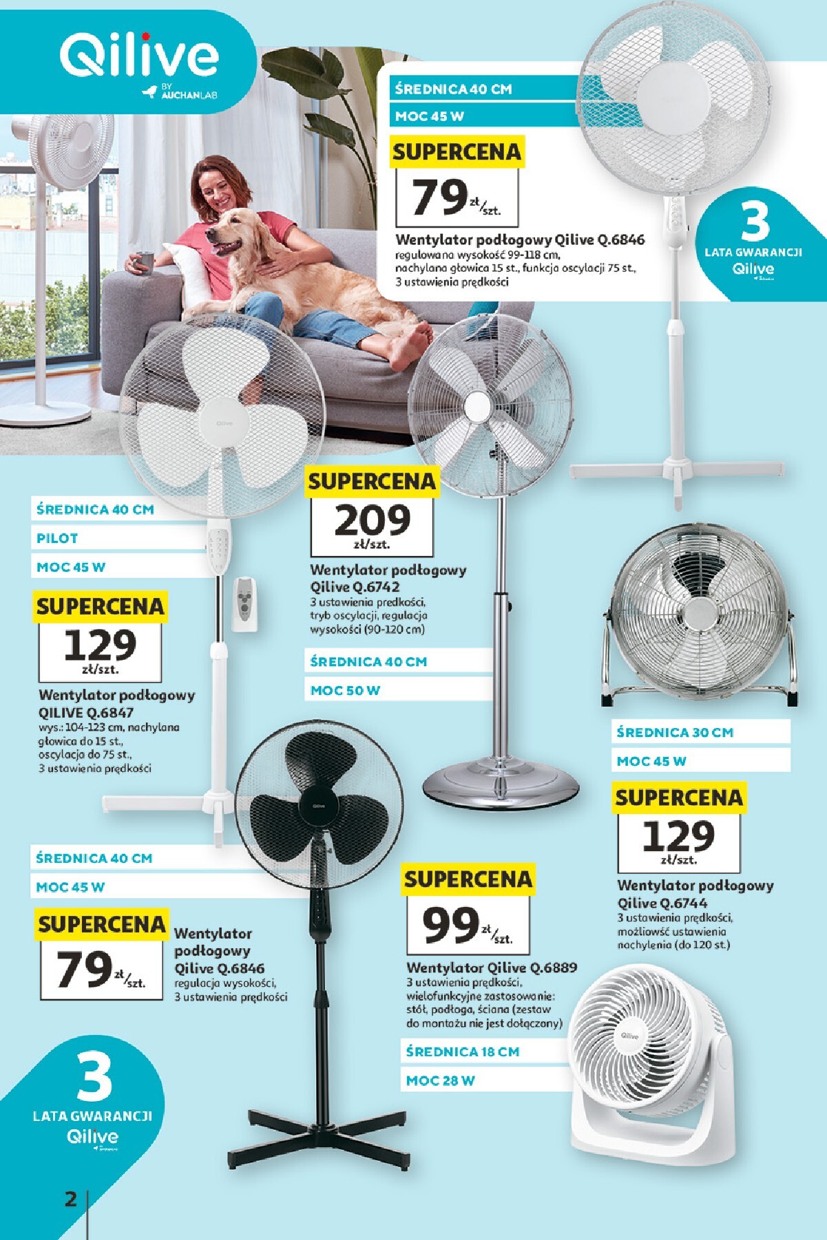 auchan - Nowa gazetka Hipermarket Auchan - Wentylatory ważna od 21.05.2026 do 03.06.2026 - page: 2