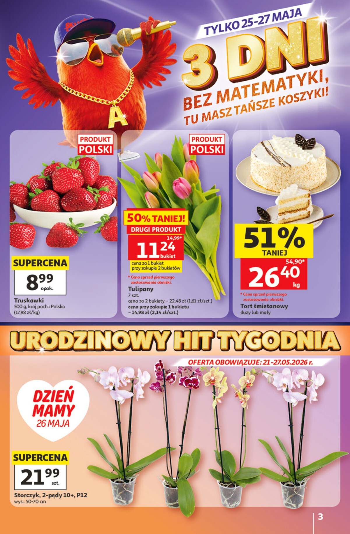auchan - Nowa gazetka Hipermarket Auchan ważna od 21.05.2026 do 27.05.2026 - page: 3