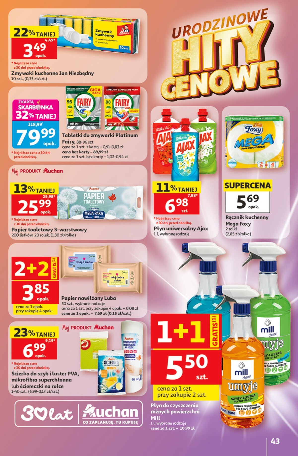 auchan - Nowa gazetka Hipermarket Auchan ważna od 21.05.2026 do 27.05.2026 - page: 43