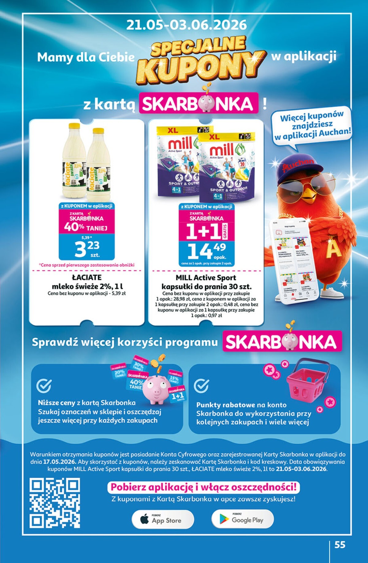 auchan - Nowa gazetka Hipermarket Auchan ważna od 21.05.2026 do 27.05.2026 - page: 55